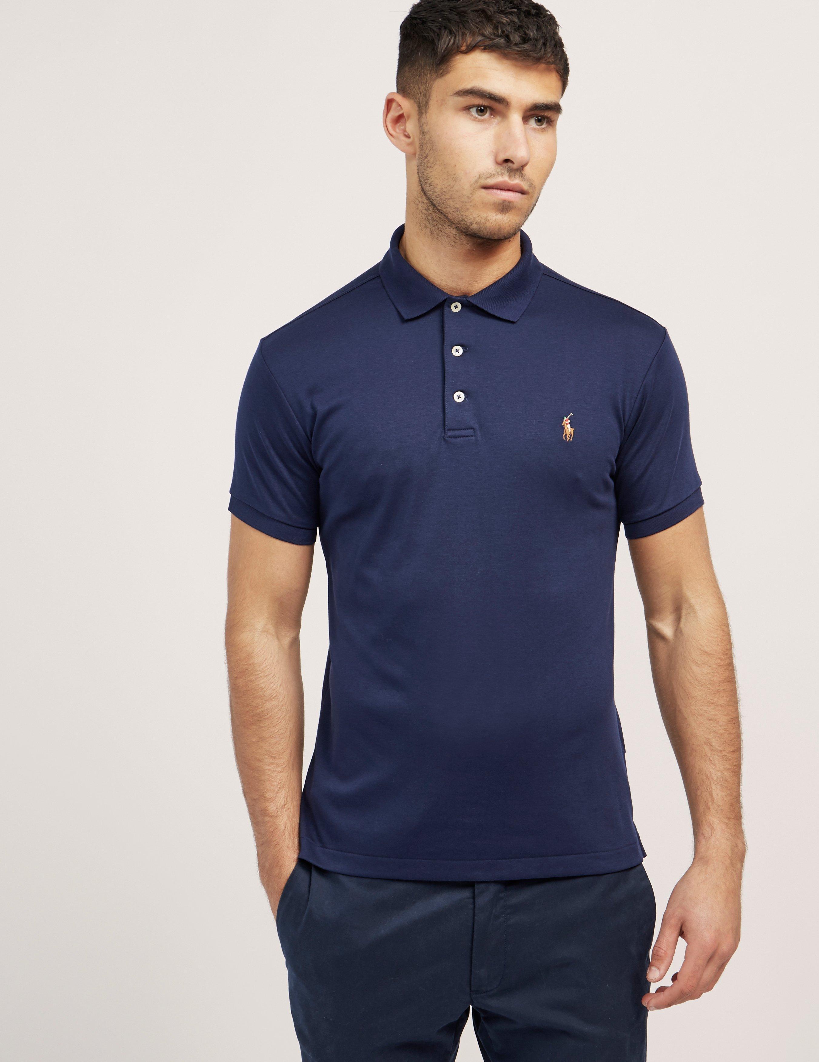 mens navy blue ralph lauren shirt