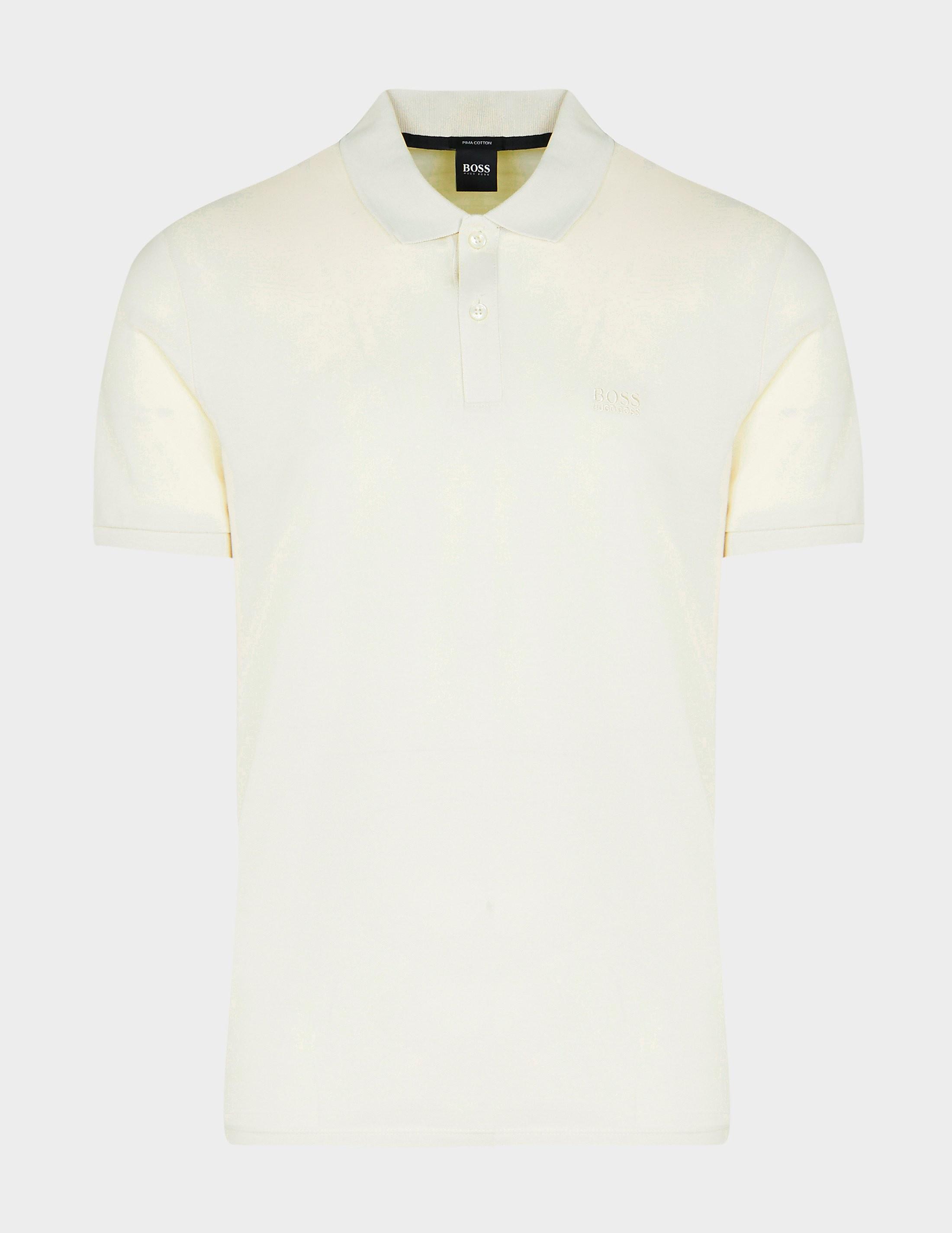 NWT Hugo Boss Cotton Polo Shirt Pallas Regular Fit Size S Black 