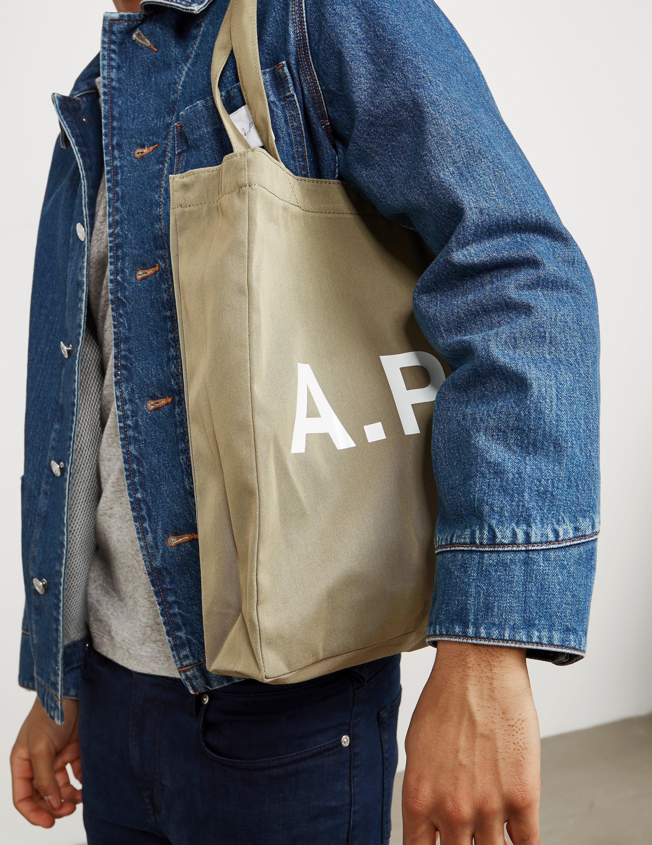 A.P.C. Cotton X Carhartt Tote Bag Green for Men | Lyst