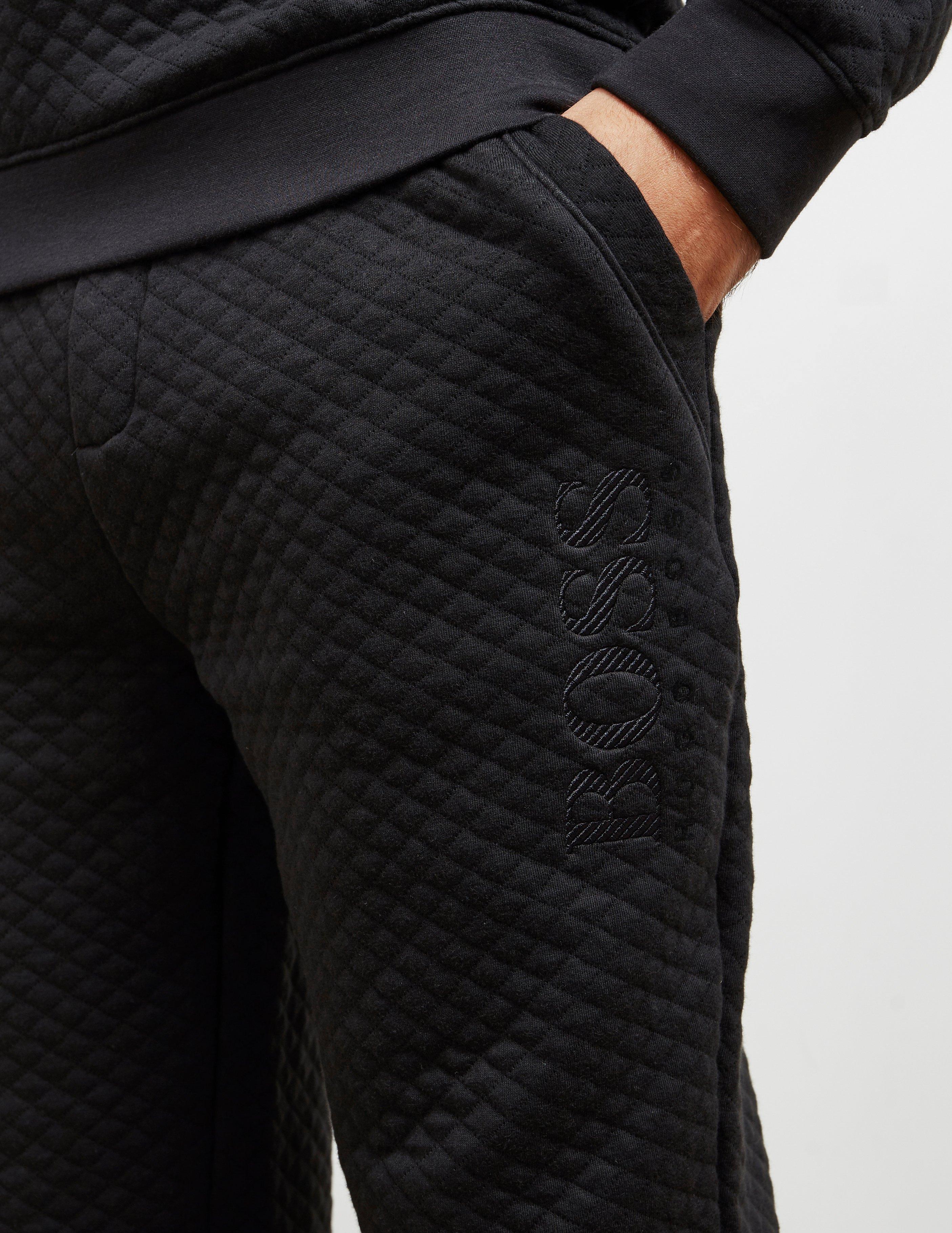 boss quilted track pants