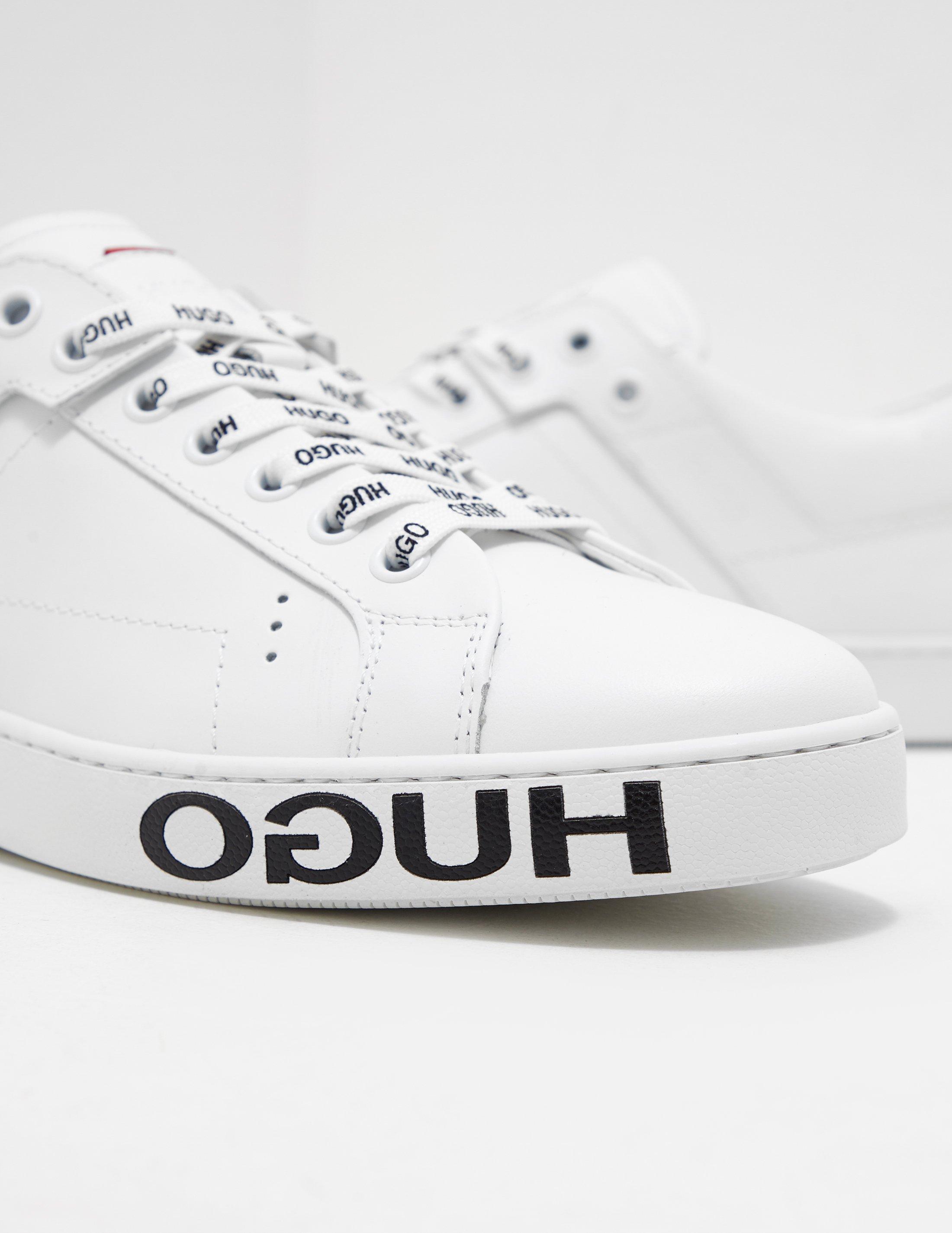 hugo white trainers