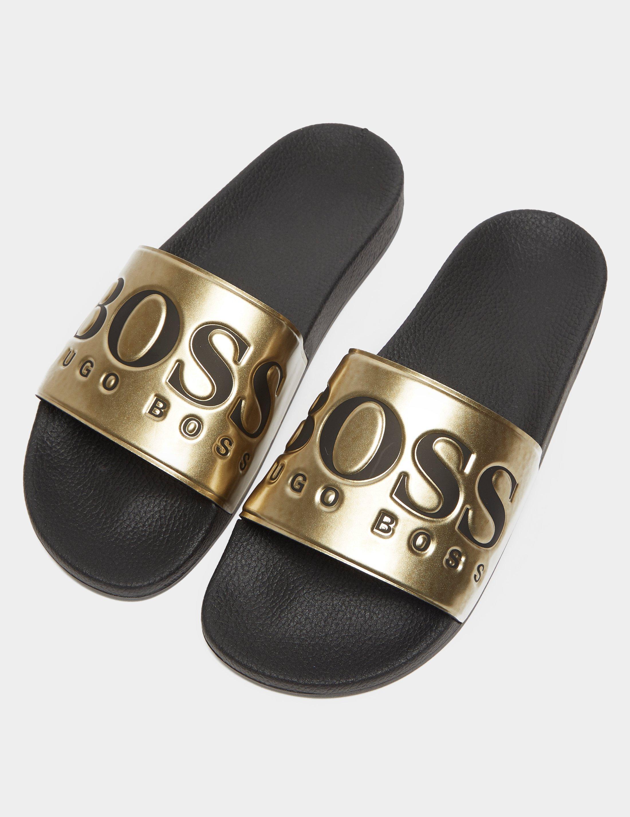 black and gold boss sliders