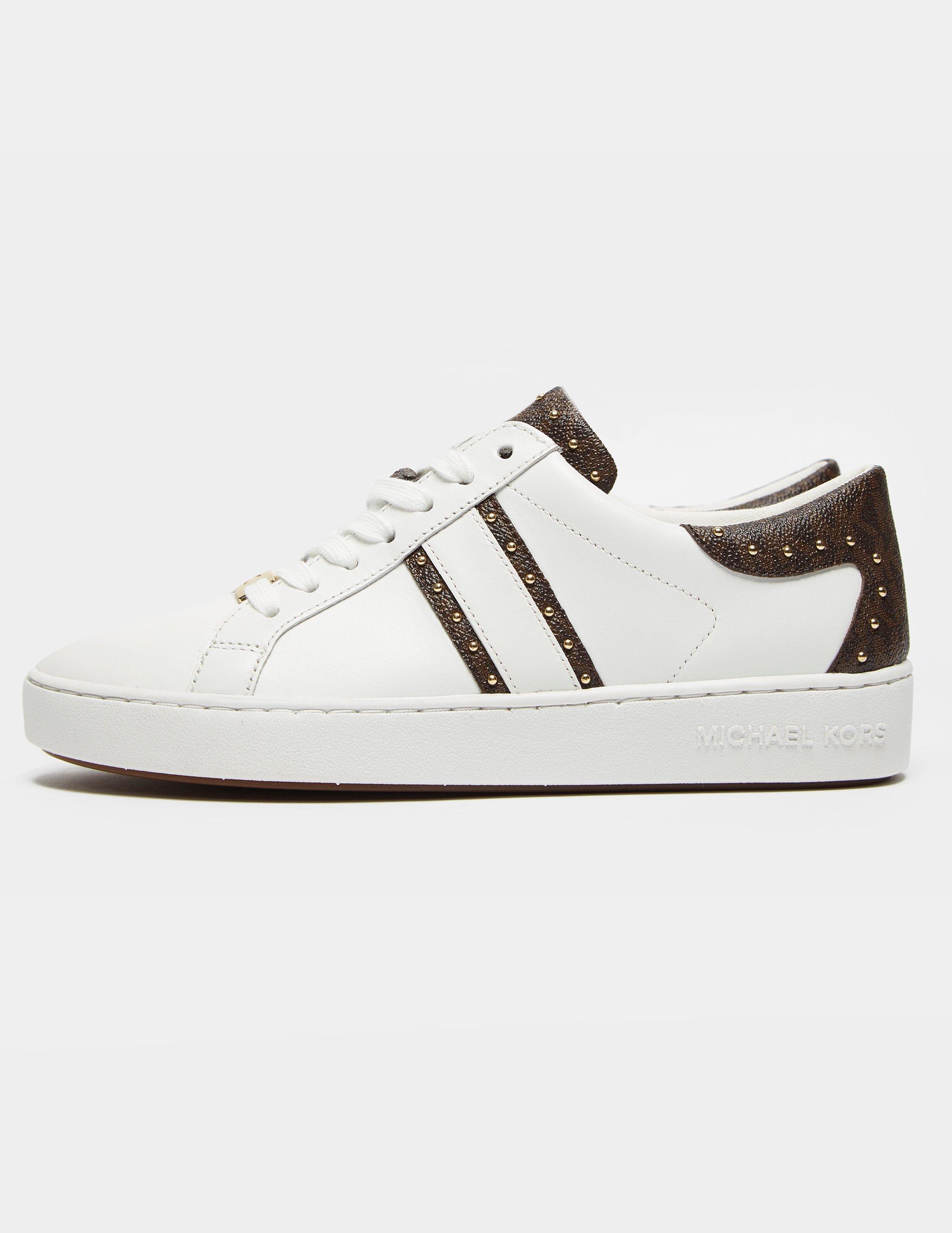 michael kors keaton stripe trainers