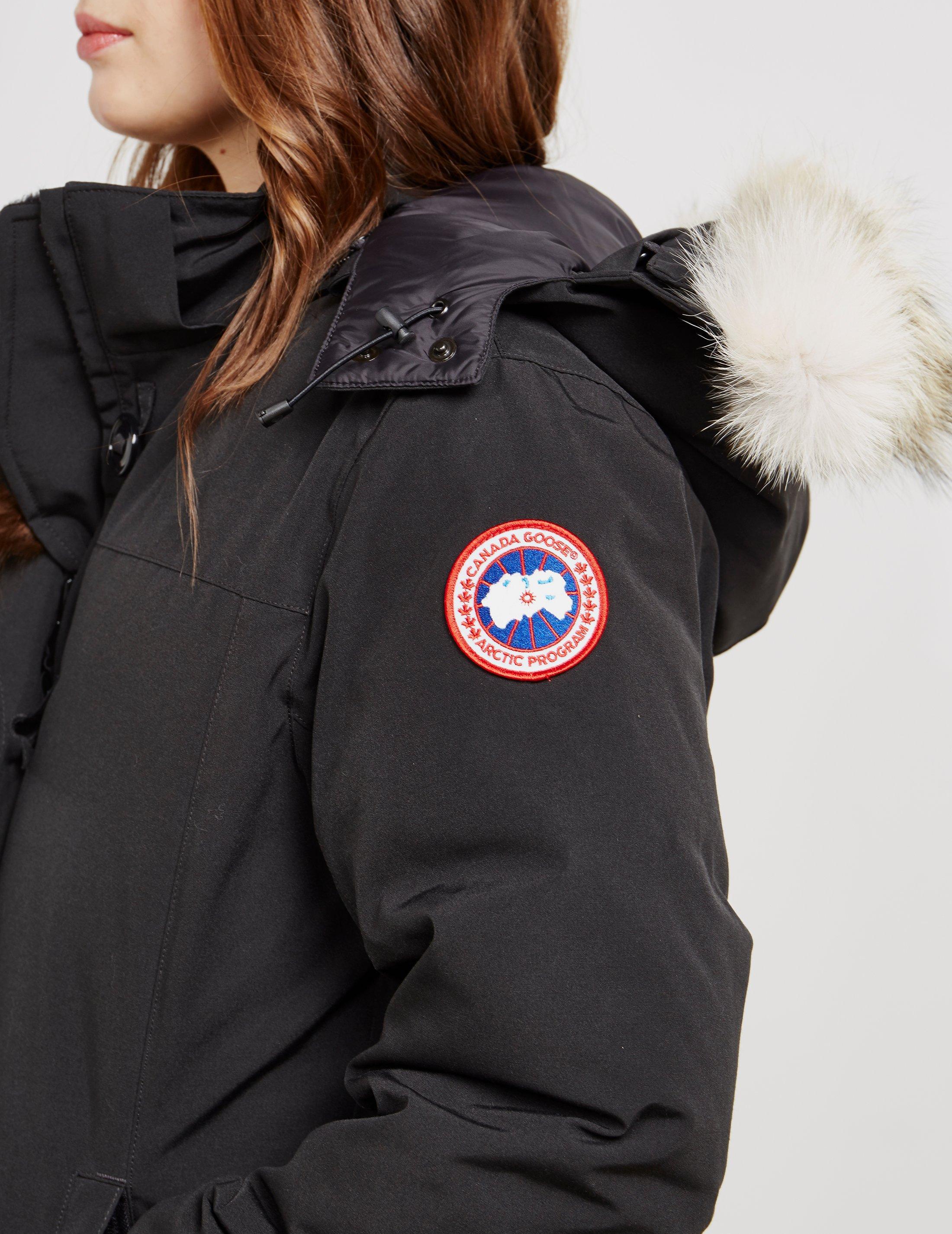 canada goose black coat womens
