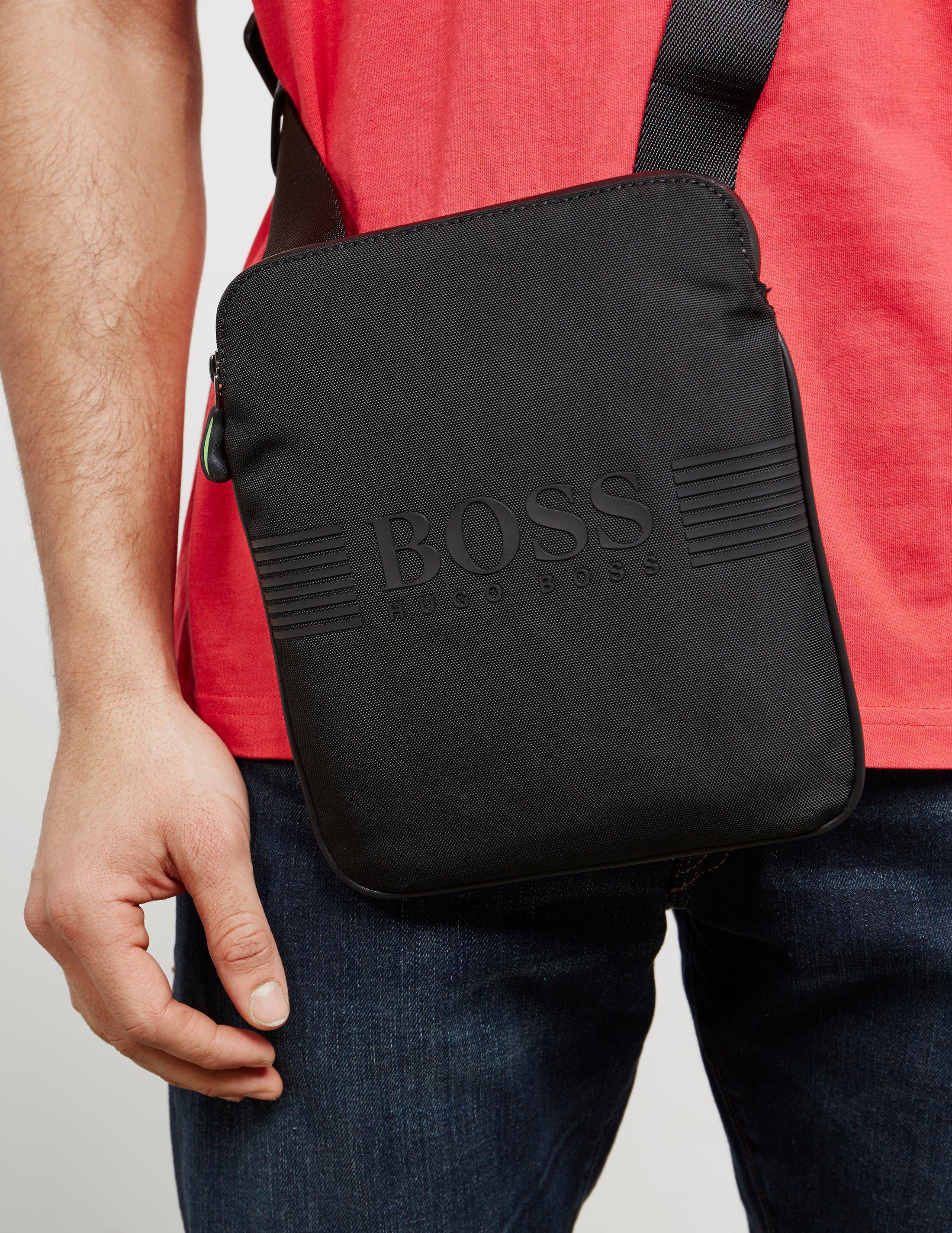 hugo boss pixel man bag