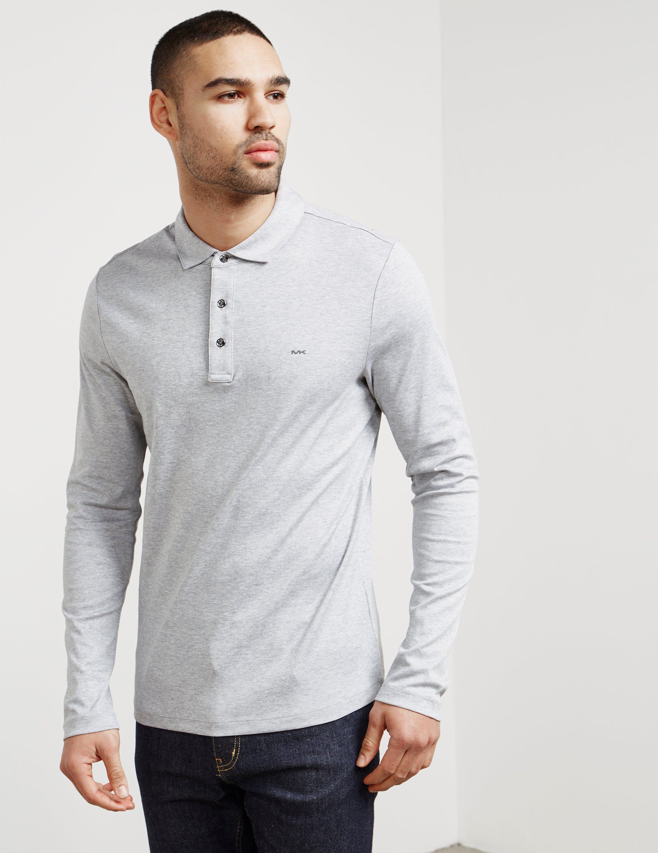 michael kors long sleeve polo shirt