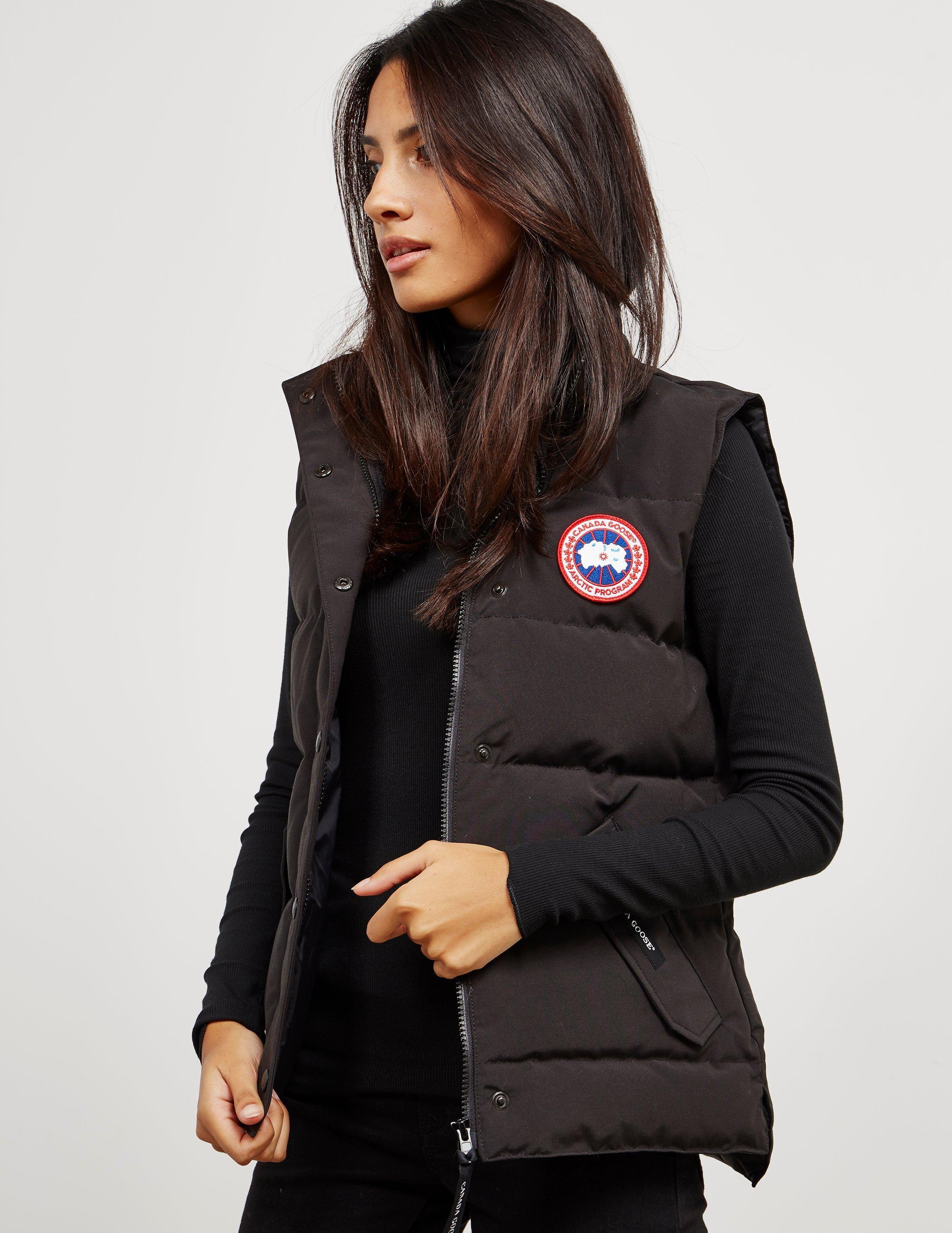 Canada Goose Goose Freestyle Padded Gilet Black | Lyst
