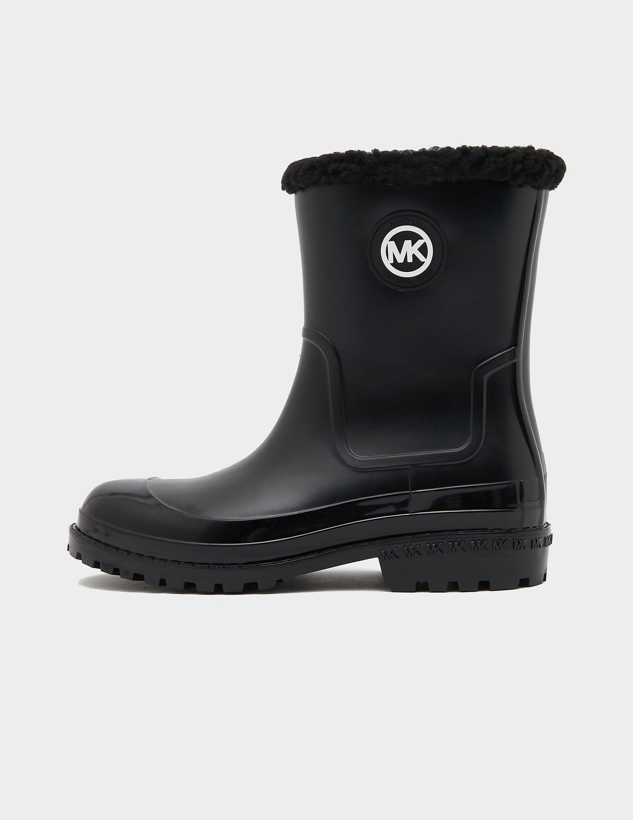 Michael Kors Montaigne Rain Boots in Black | Lyst UK