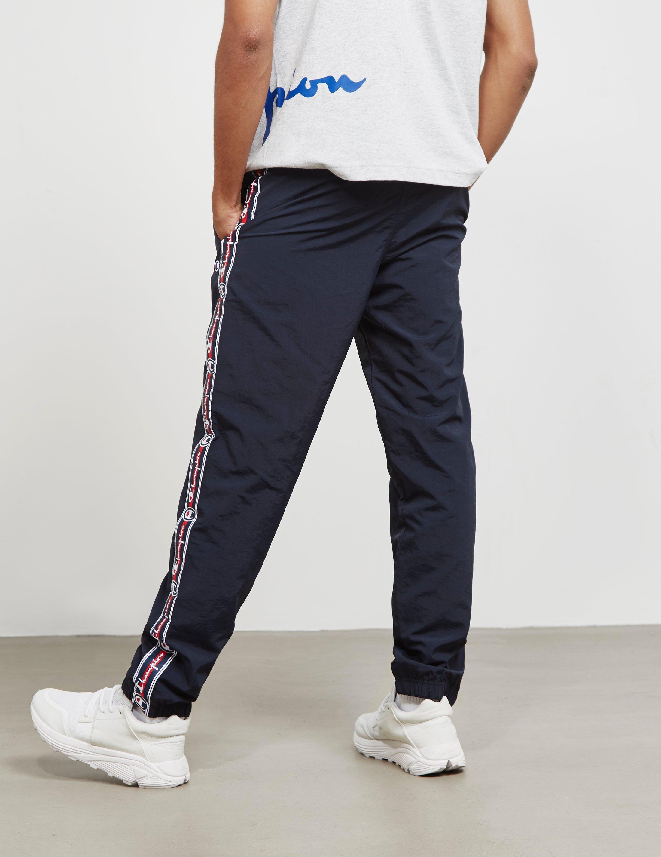 Champion Mens Tape Cuffed Track Pants Navy Blue for Men - Lyst