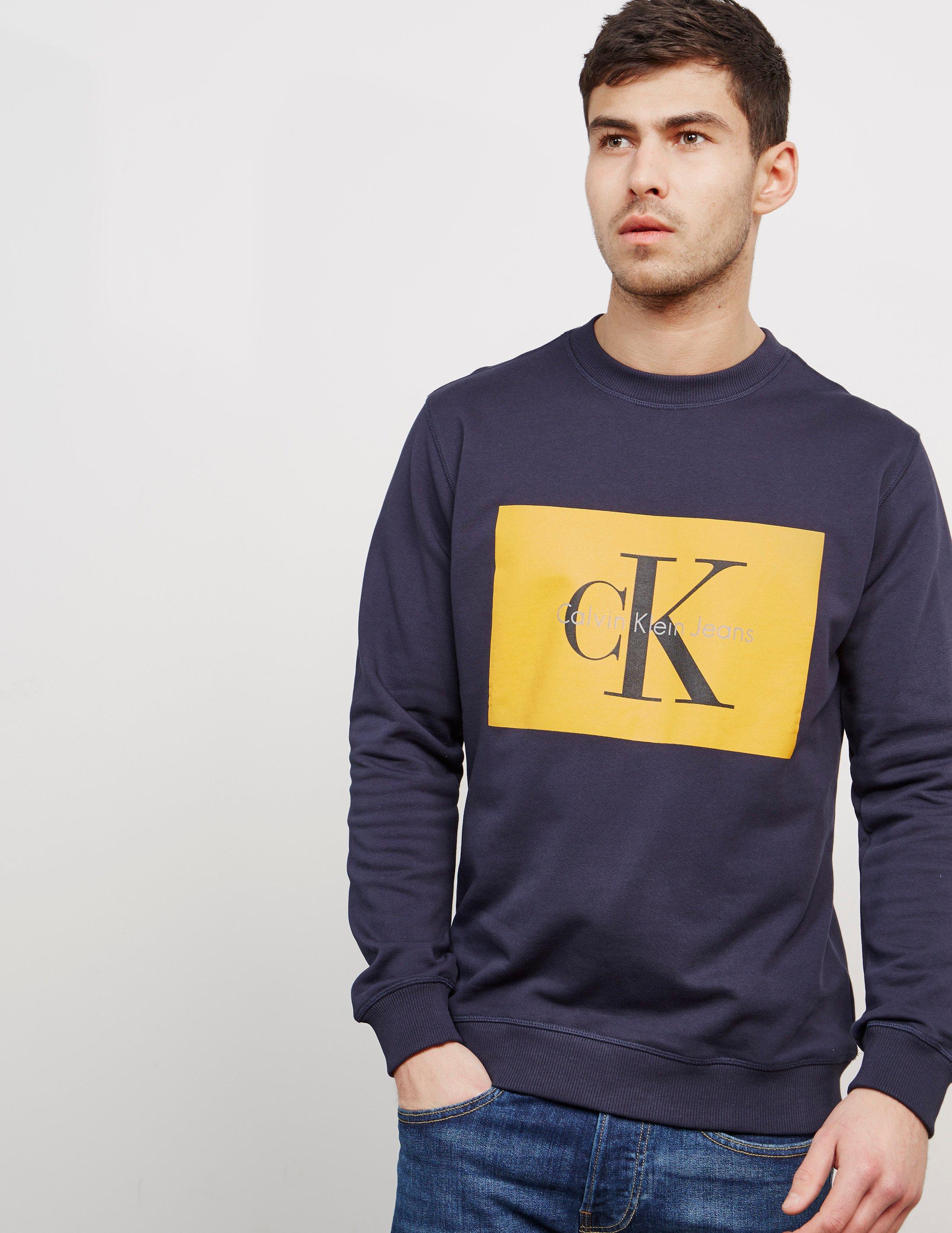 Jaar maak het plat Veel Calvin Klein Navy Sweatshirt Norway, SAVE 58% - raptorunderlayment.com