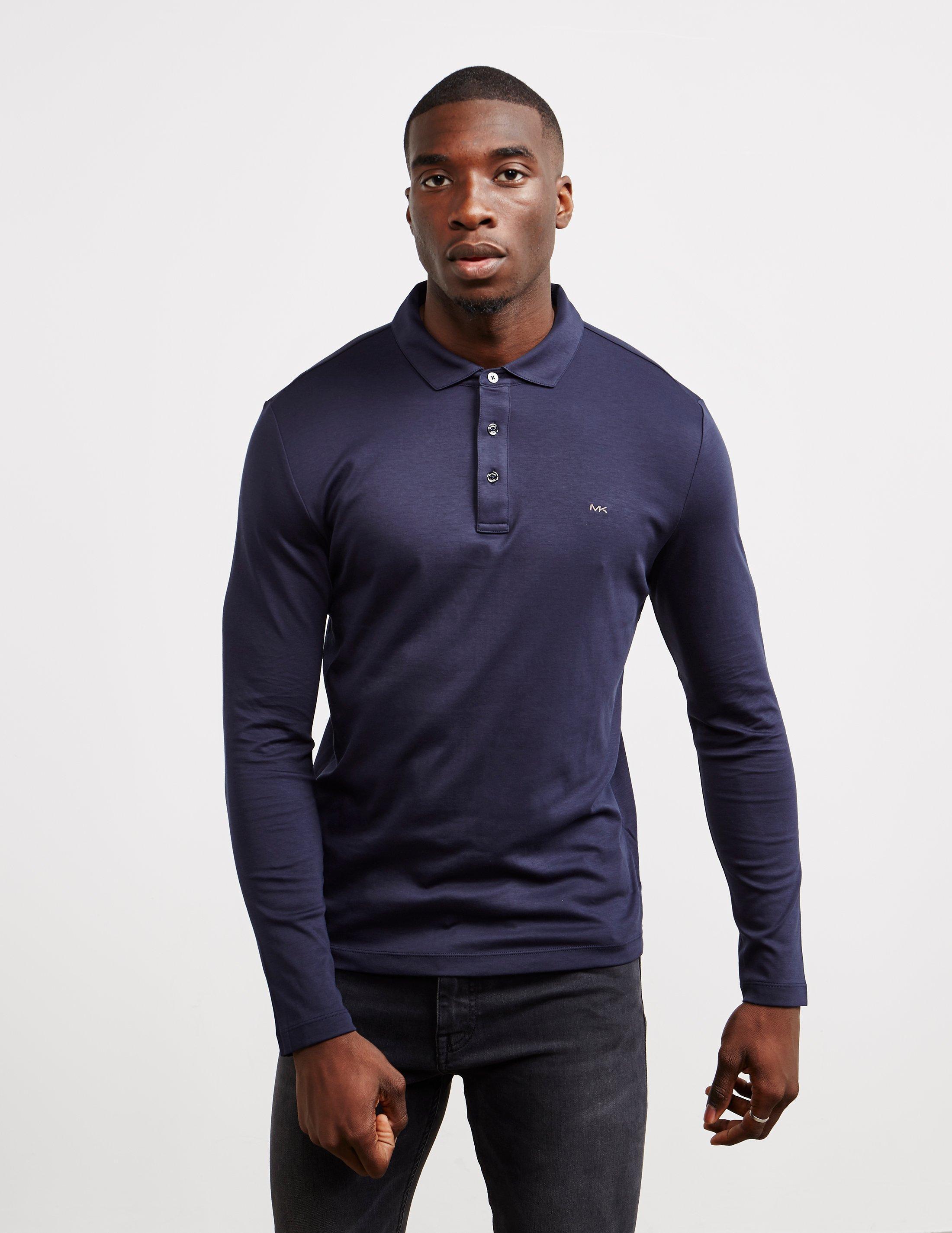 michael kors long sleeve polo