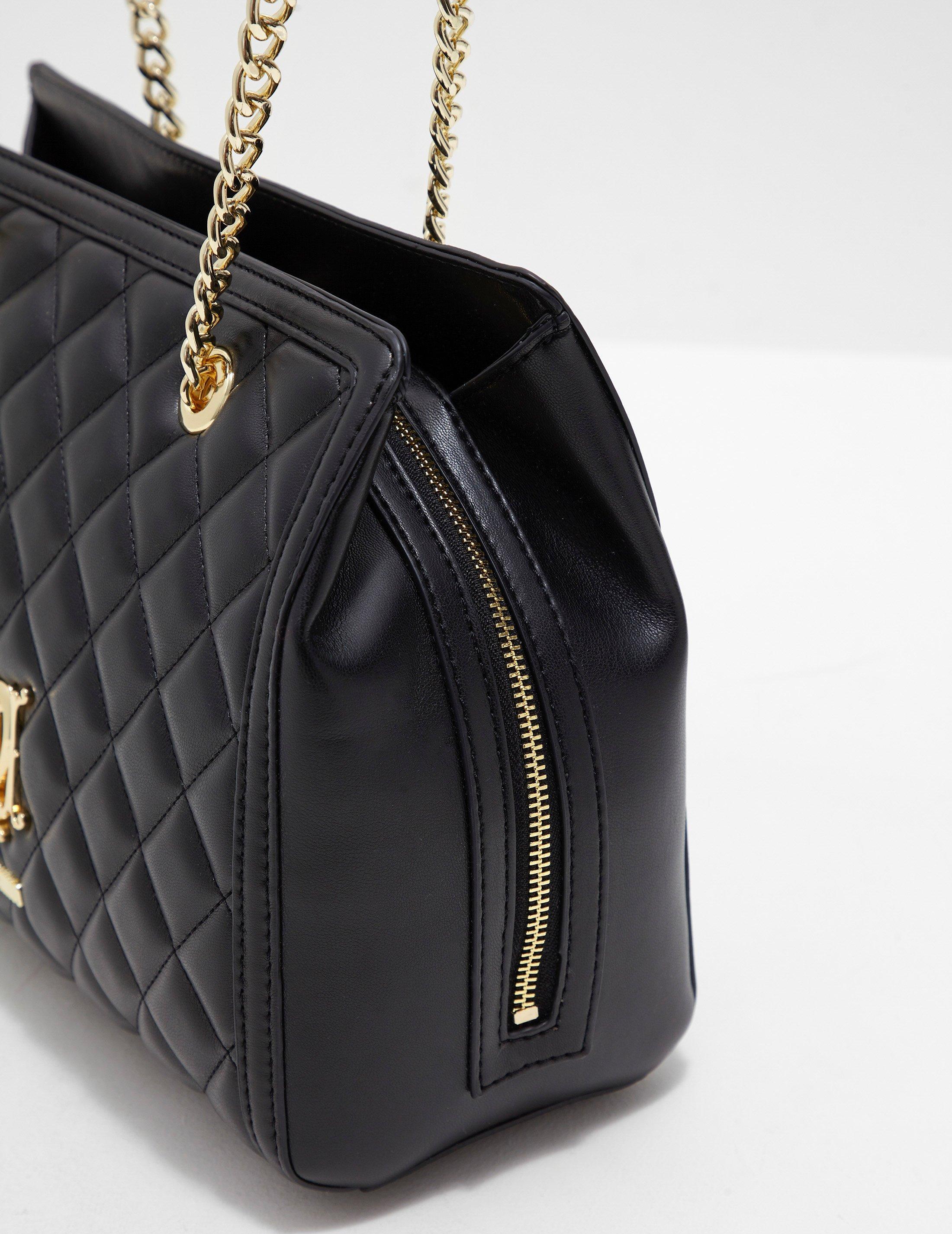 Love Moschino Synthetic Womens Quilted Tote Bag Online Exclusive