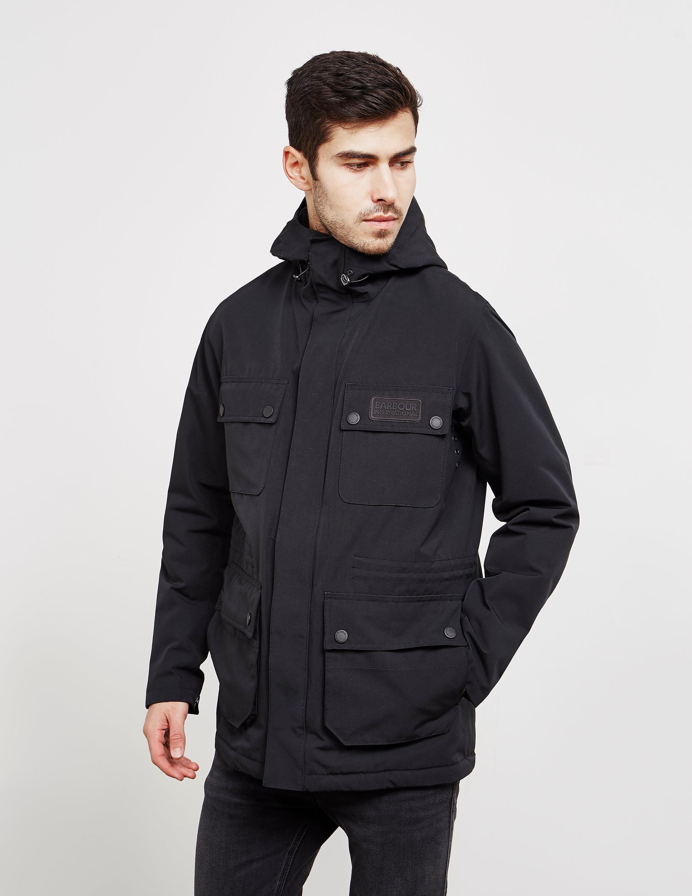 Barbour Cotton Endo Waterproof Jacket in Black for Men - Lyst