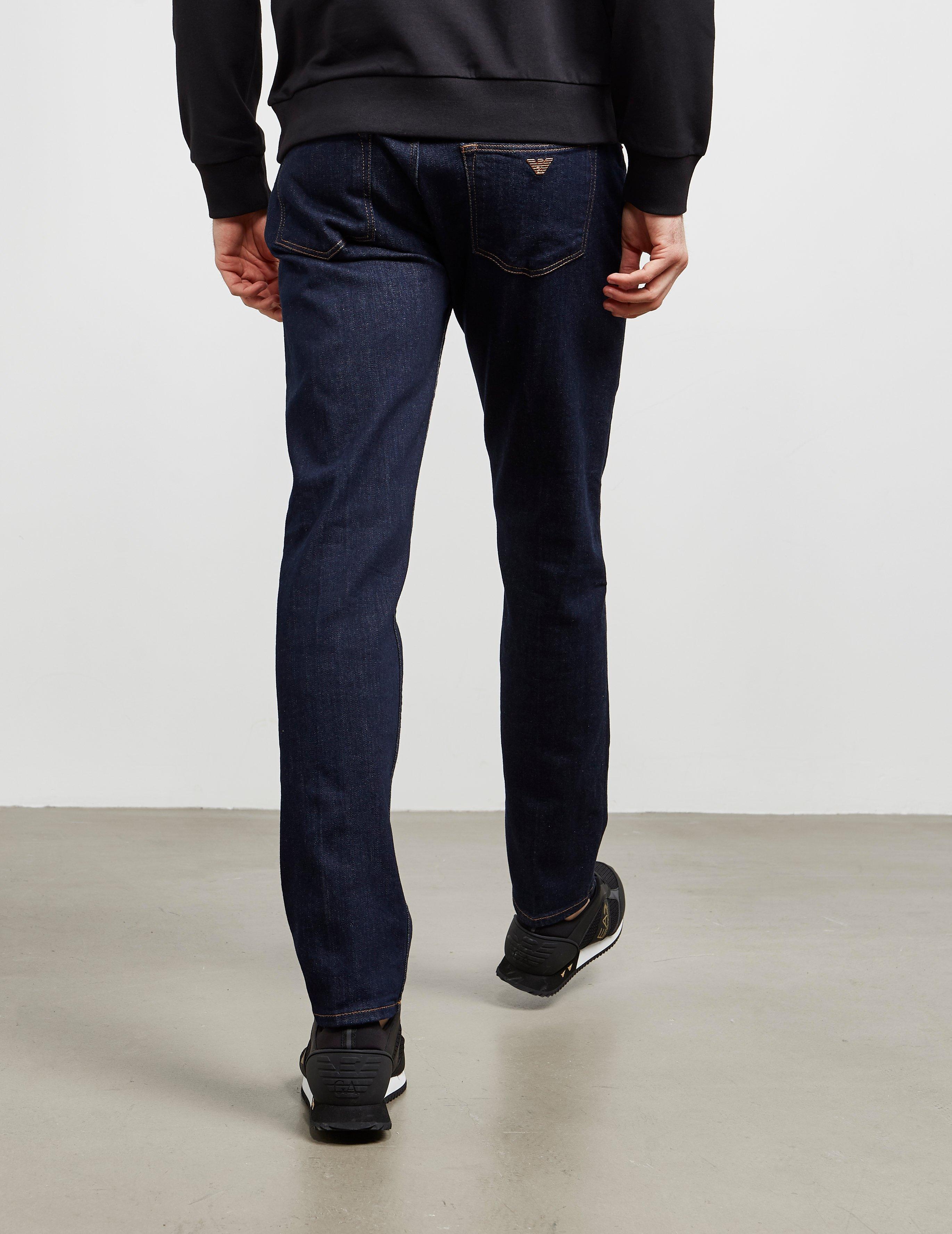 Emporio Armani Denim J75 Regular Slim Jeans Blue for Men | Lyst