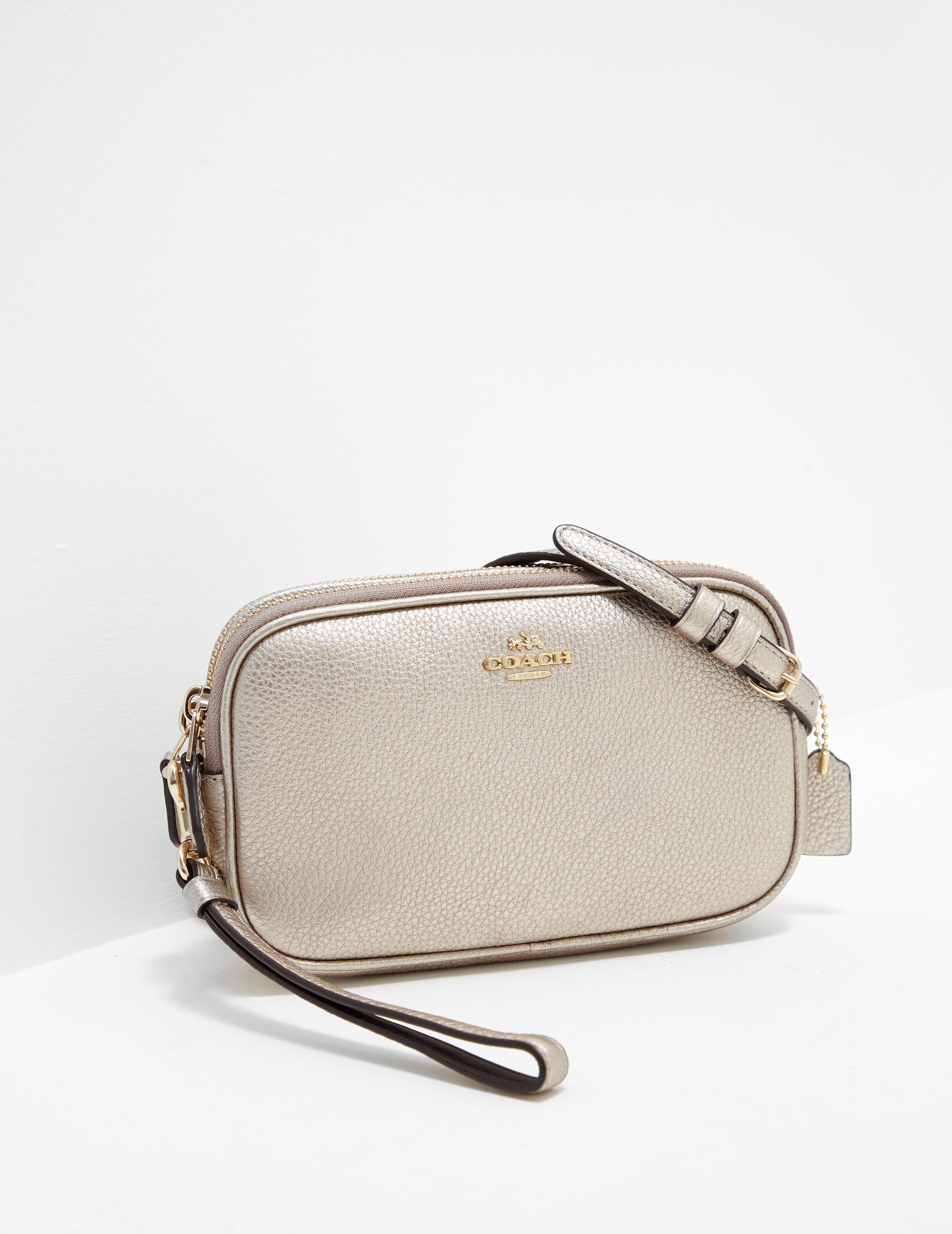 coach gold crossbody bag
