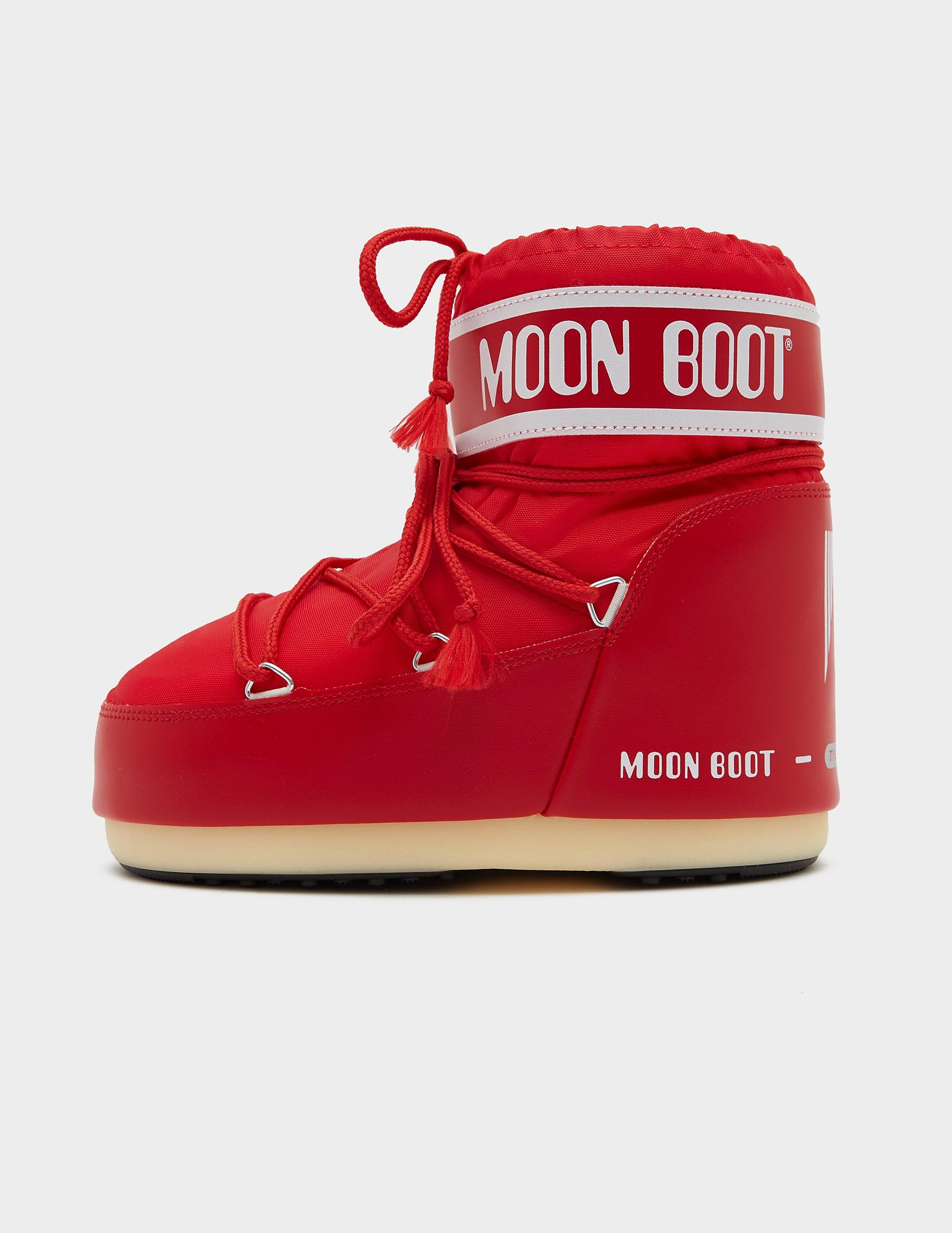 Moon Boot Icon Low Boots in Red Lyst UK