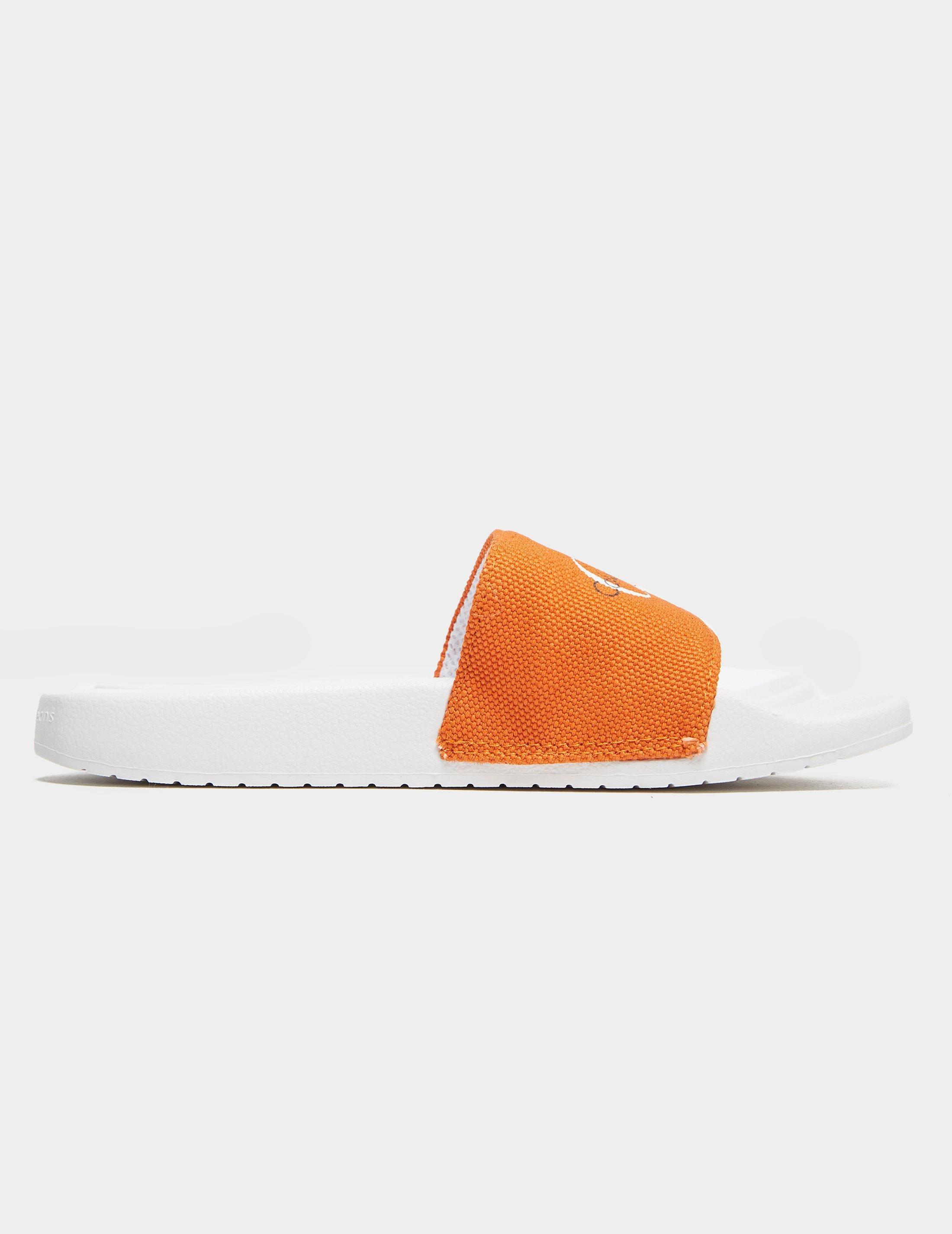 Calvin Klein Chantal Slides Orange | Lyst