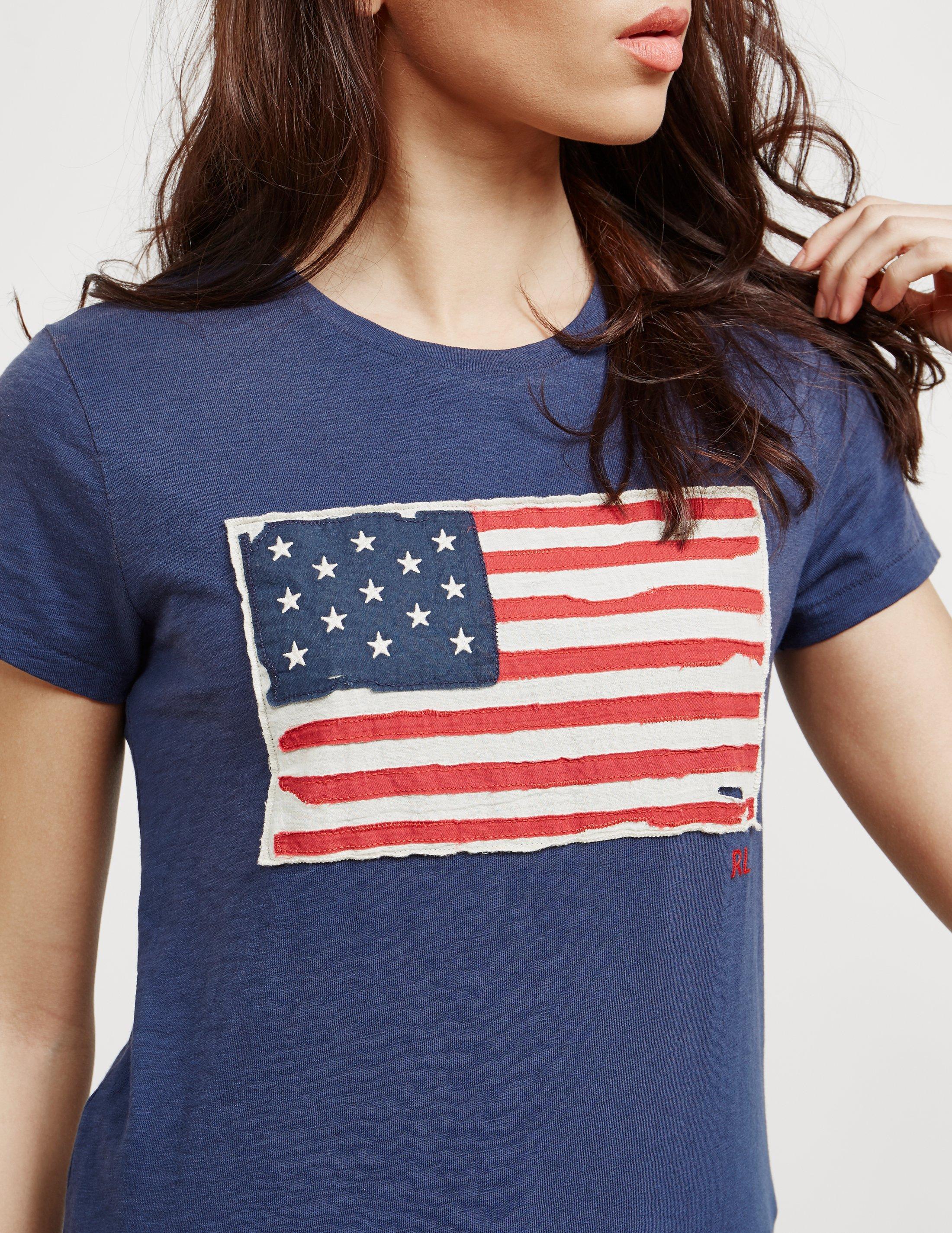 ralph lauren american flag t shirt