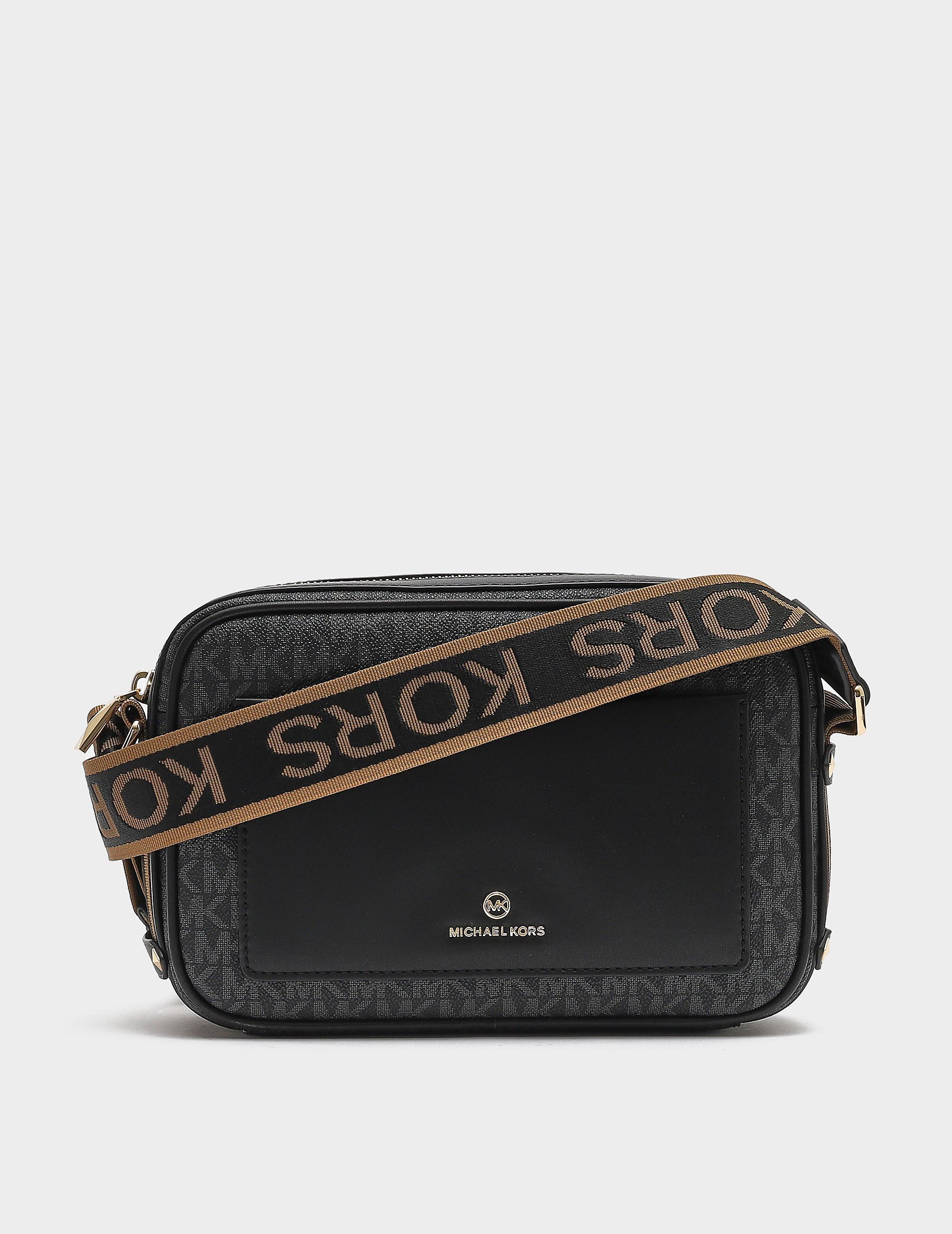 Michael Kors Canvas Maeve Pocket Crossbody Bag in Black Lyst Canada