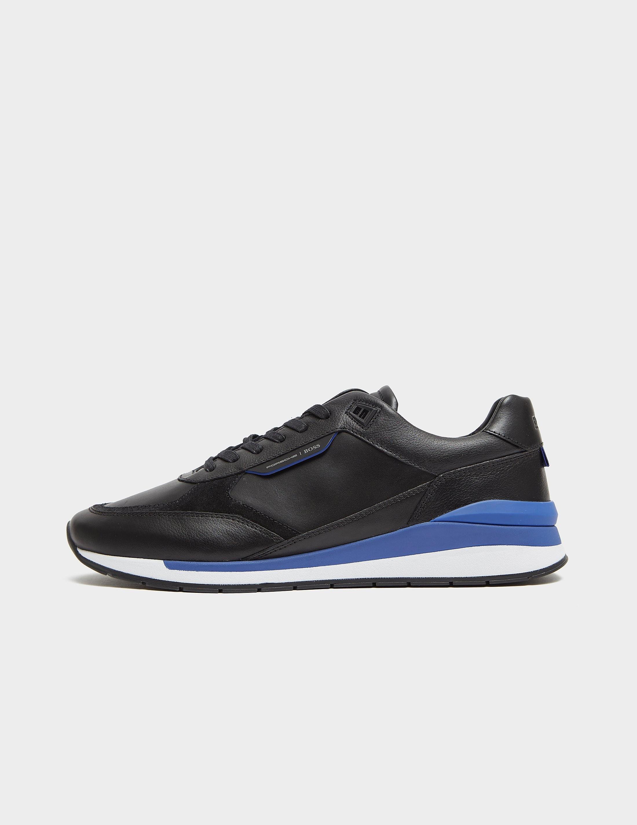 BOSS by HUGO BOSS Leather X Porsche Element Runners Trainers in Black for  Men | Lyst
