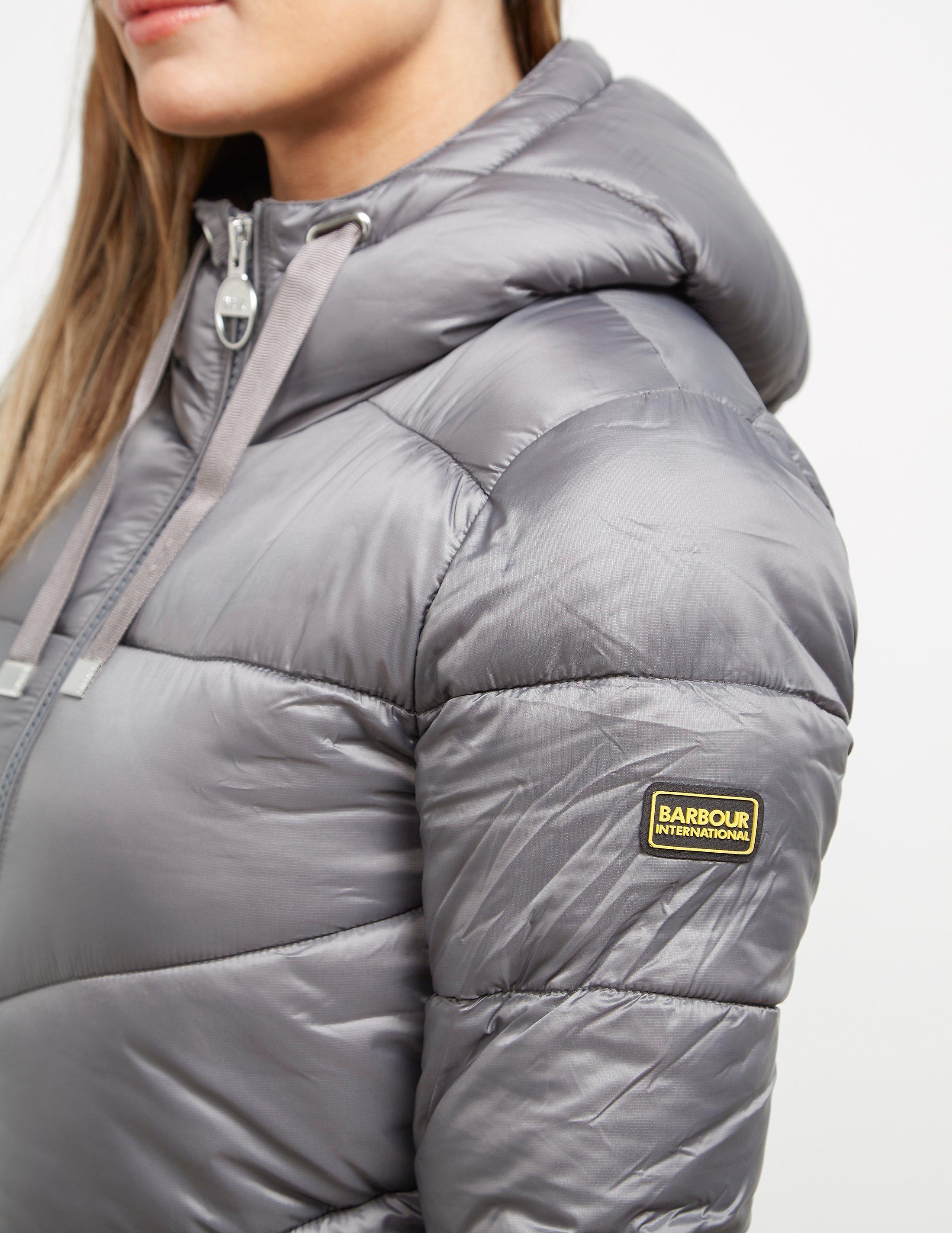 Barbour Synthetic Brace Quilted Jacket Grey in Gray - Lyst