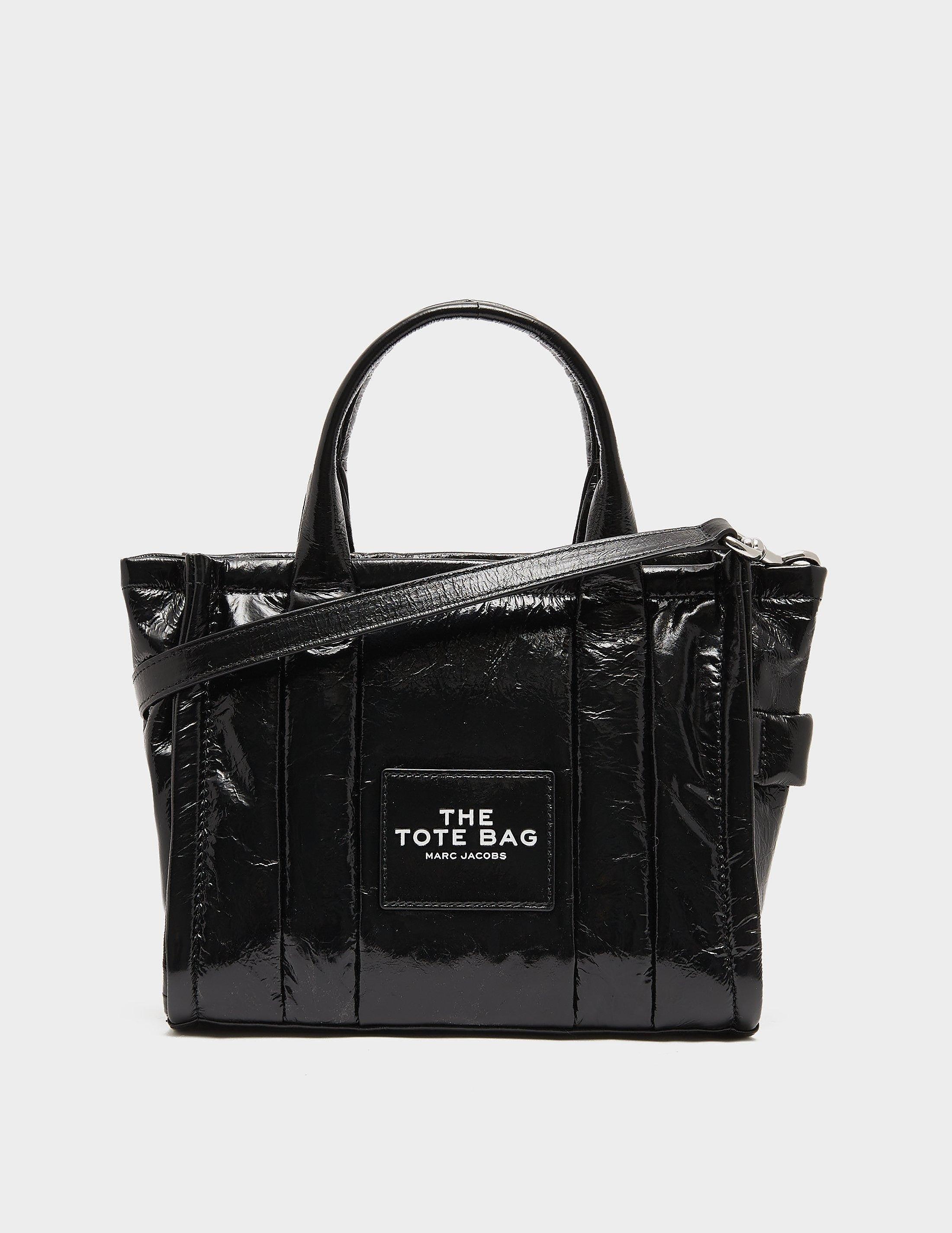 Marc Jacobs The Shiny Crinkle Mini Tote Bag in Black Lyst