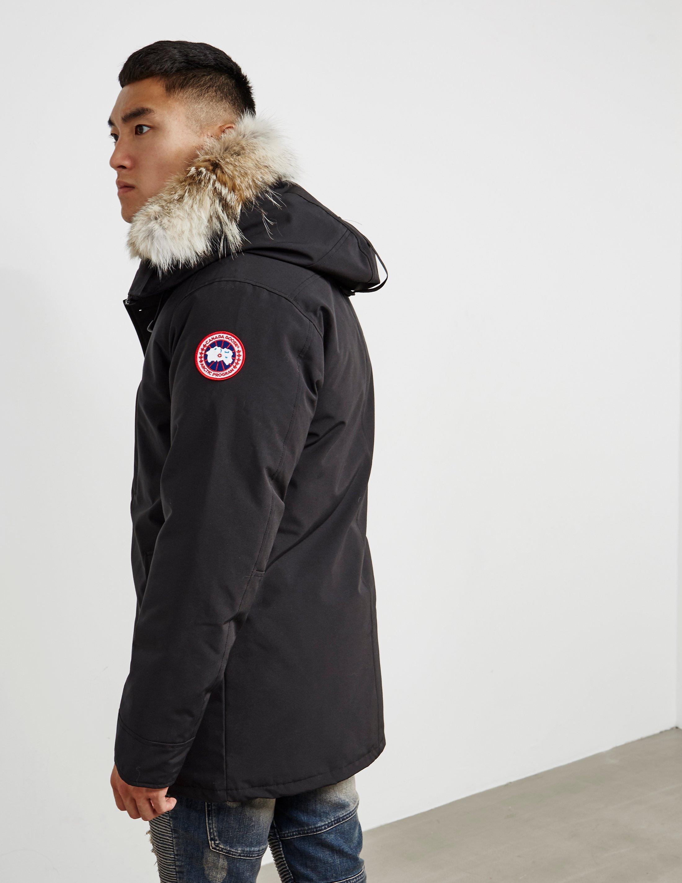 Canada Goose Goose Chateau Padded Parka Jacket Black for Men | Lyst