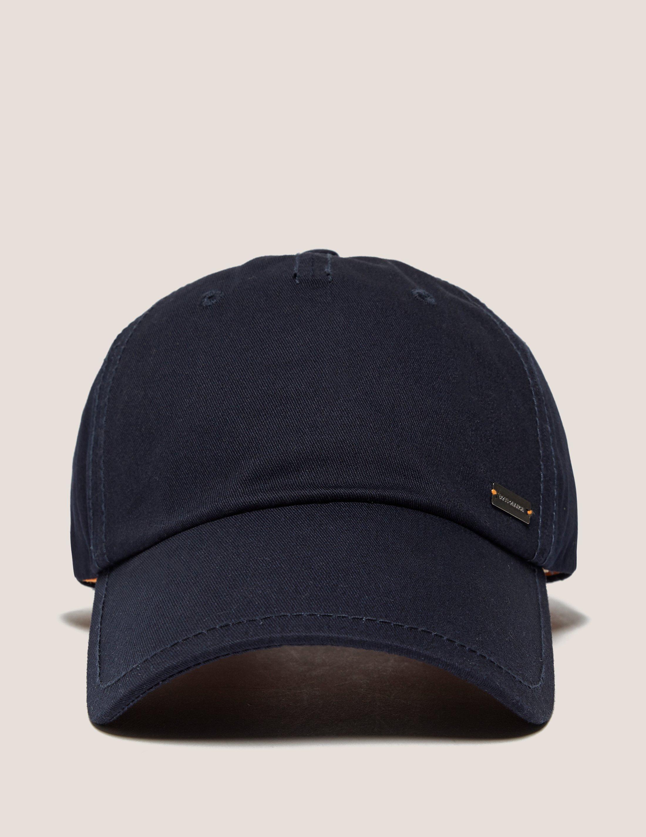 by HUGO BOSS Cotton Mens Orange Forano Cap Navy in Blue for Men -