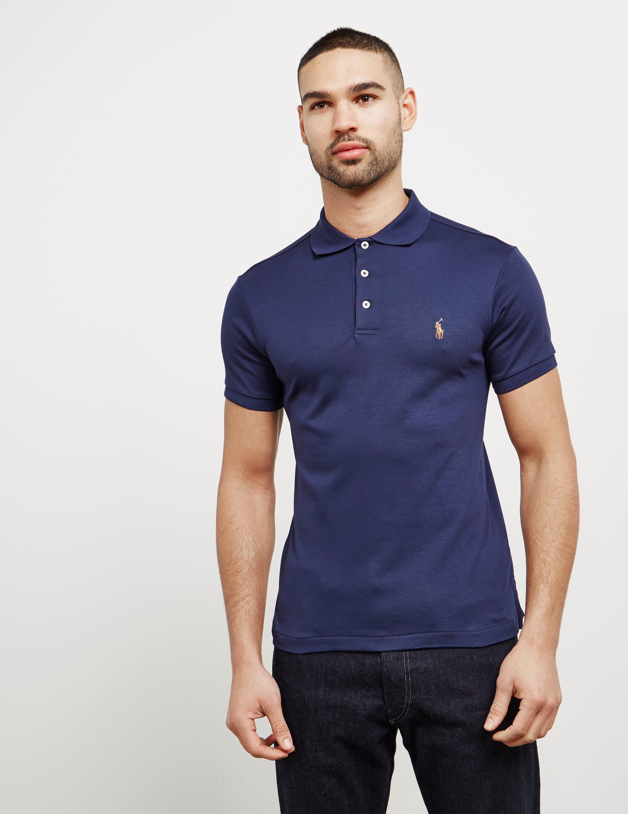 navy blue ralph lauren shirt
