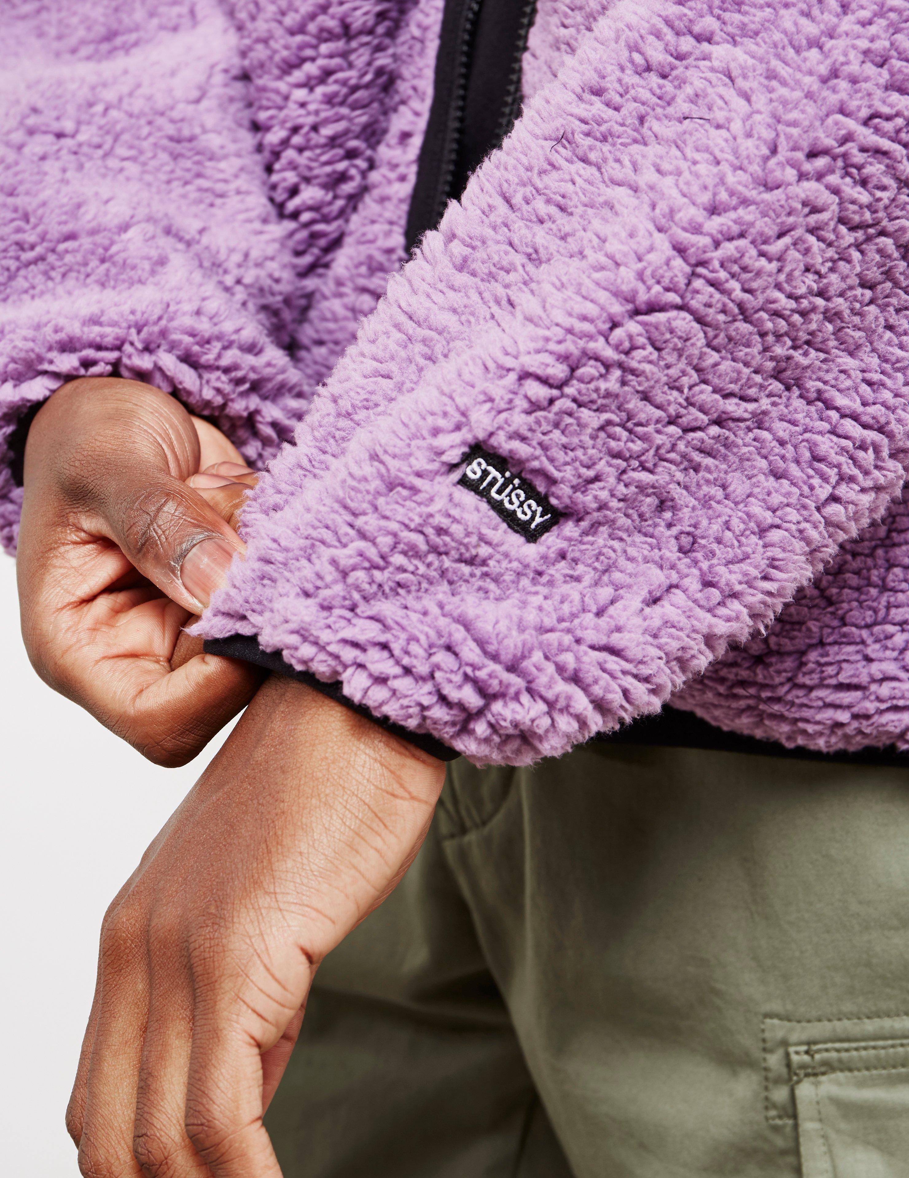 purple sherpa jacket