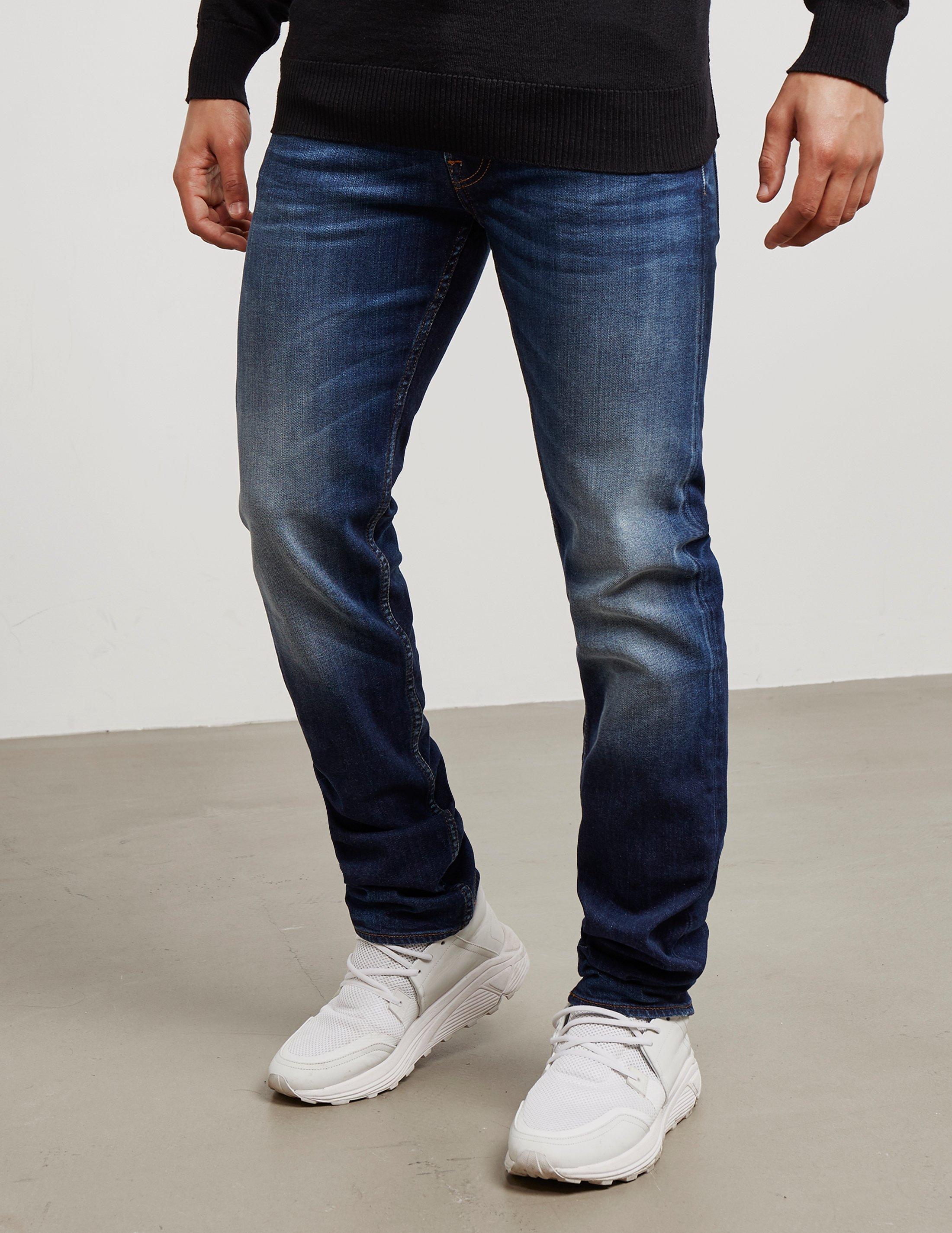 Stone Island Denim Slim Jeans Blue for Men - Lyst