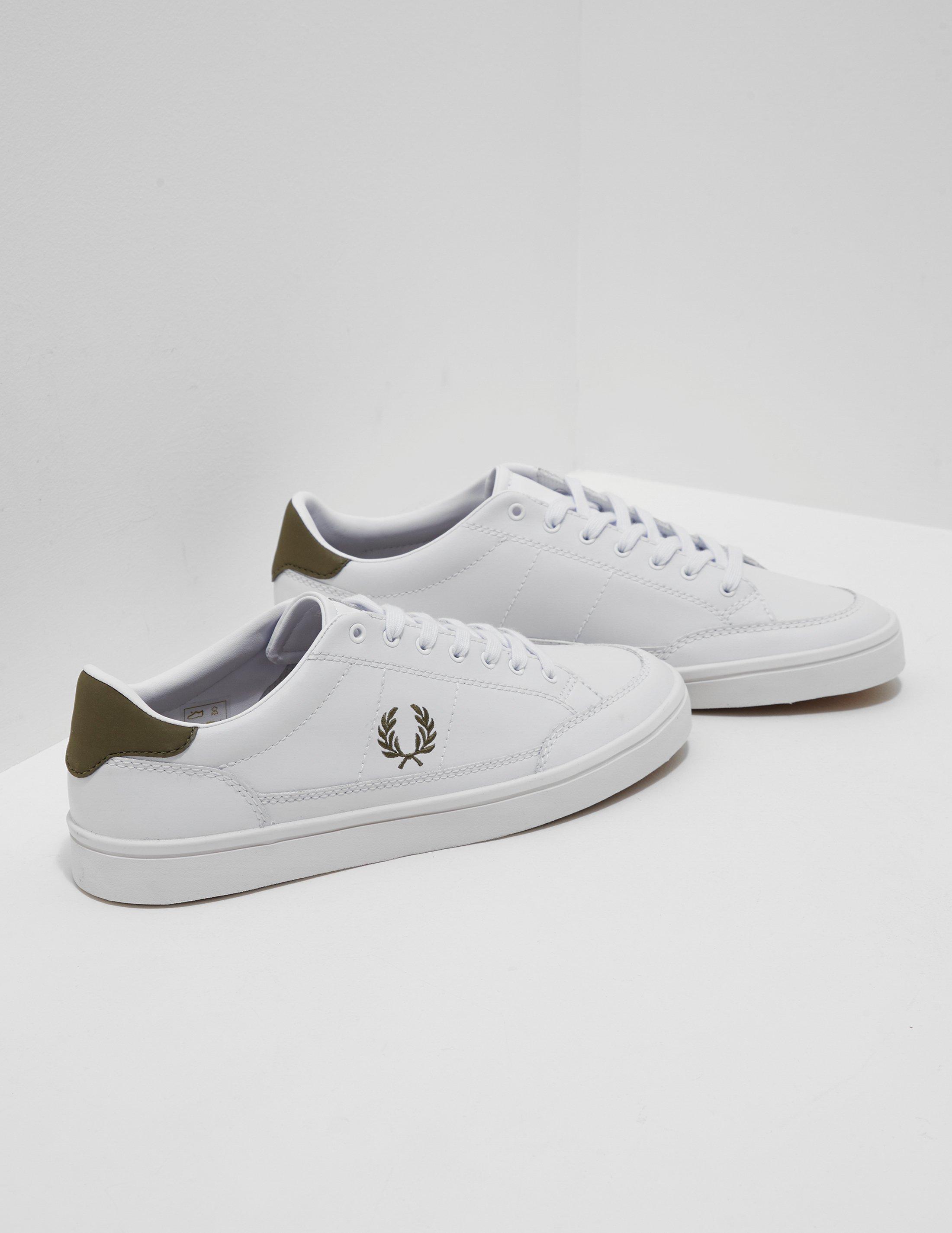 Fred Perry Mens Deuce Leather White for Men - Lyst