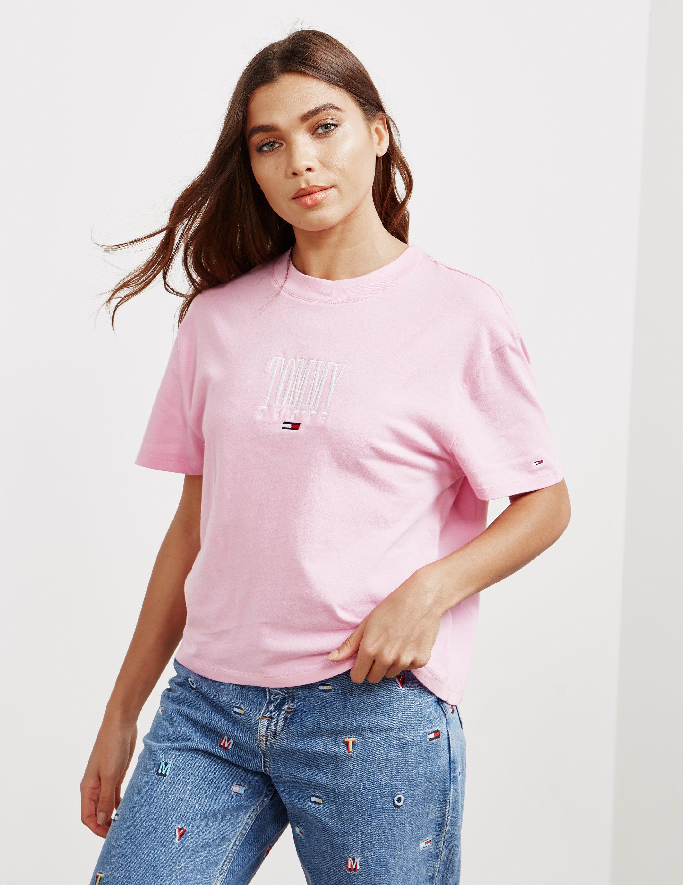 tommy jeans shirt pink