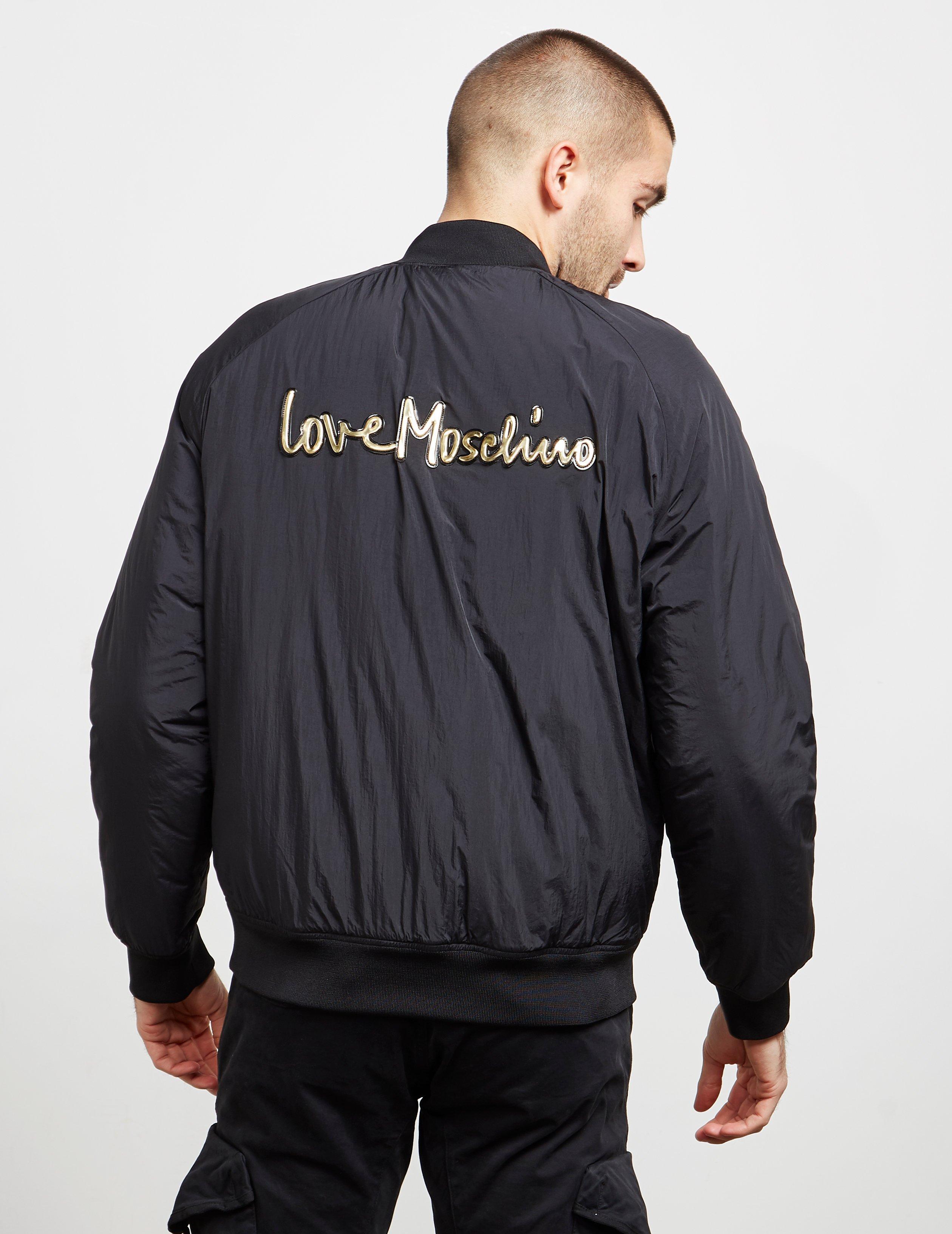 black gold bomber jacket
