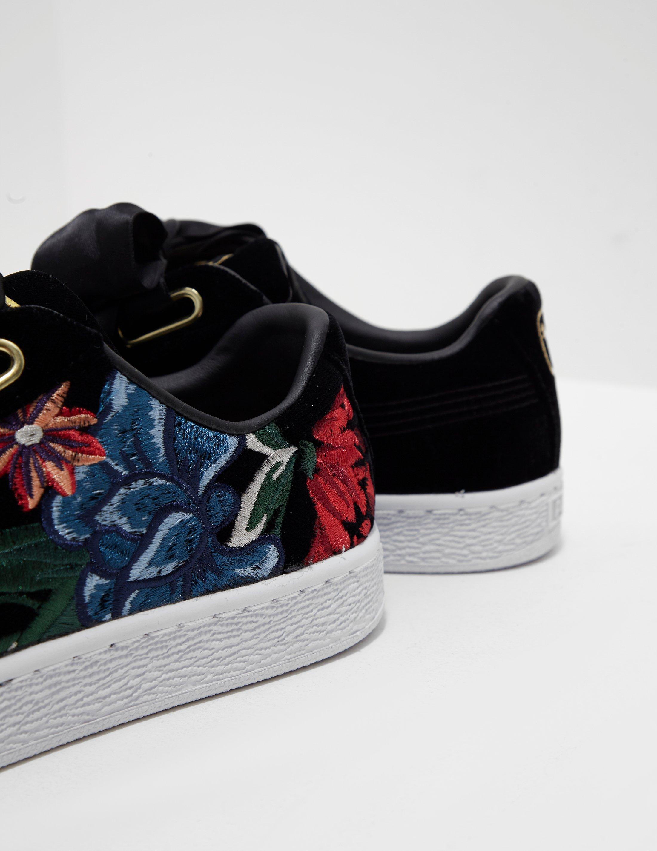 puma platform embroidered
