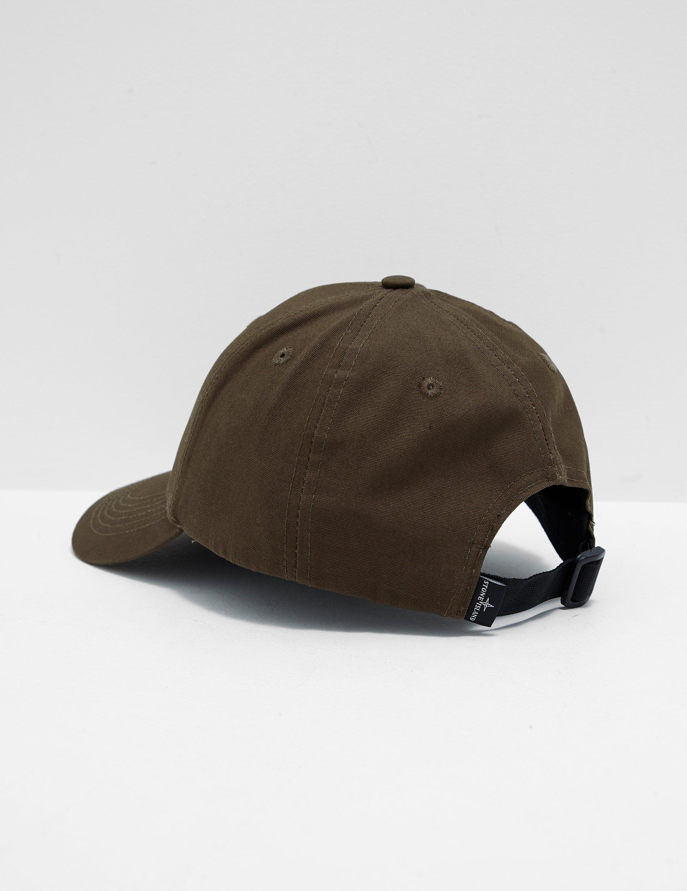 Stone Island Mens Baseball Cap Khaki 