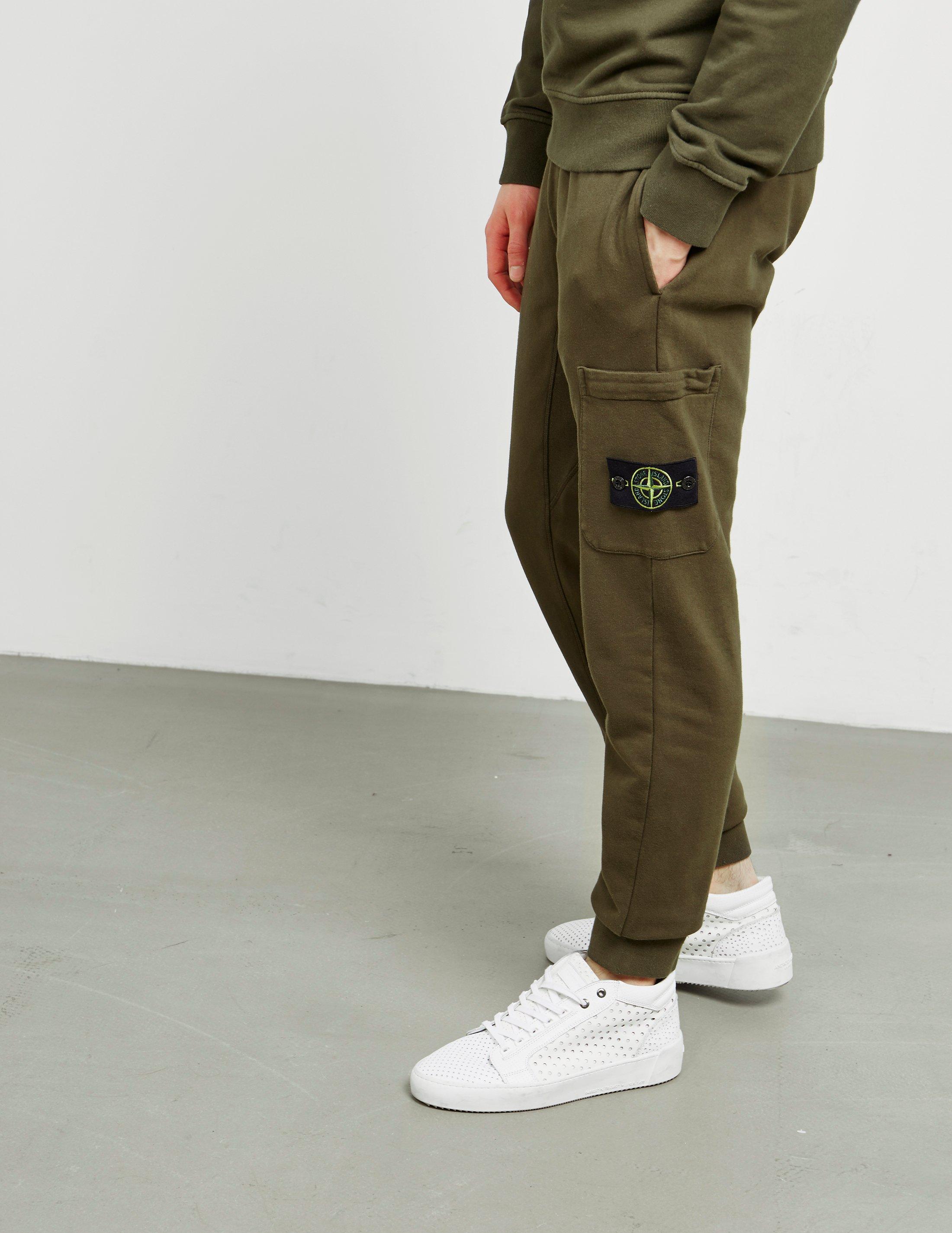 mens green track pants