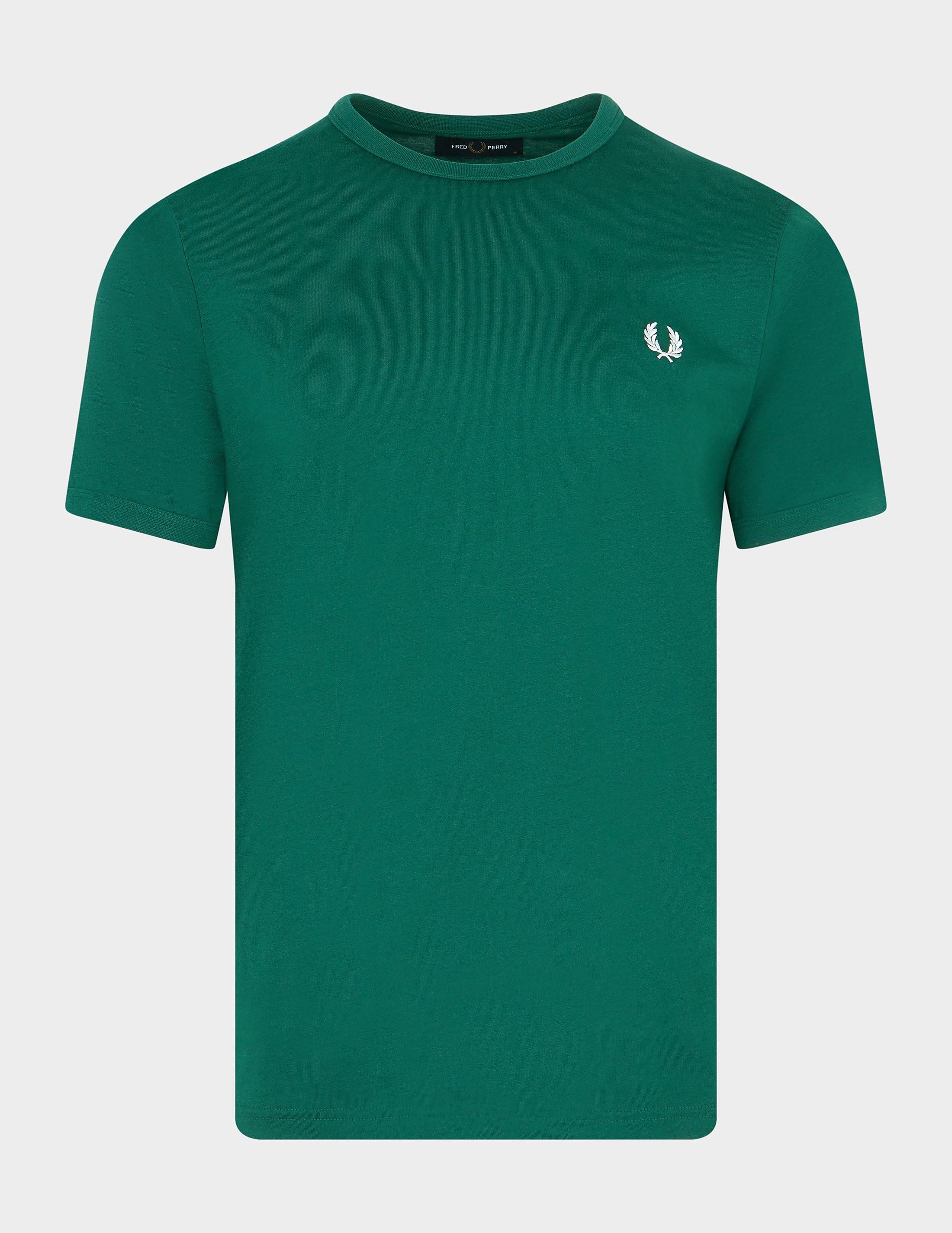 Fred Perry Core Ringer T-shirt in Green for Men | Lyst