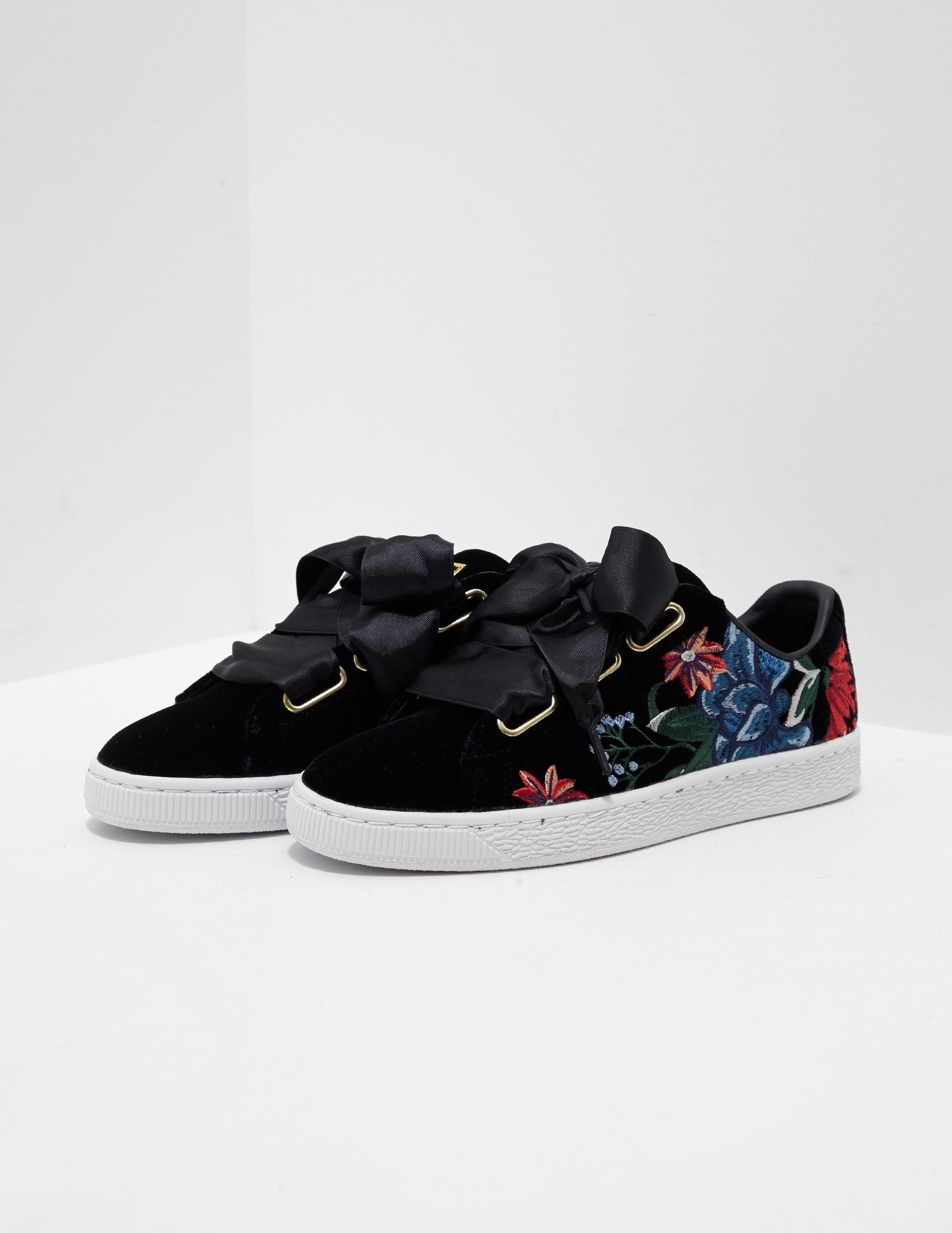 puma platform embroidered