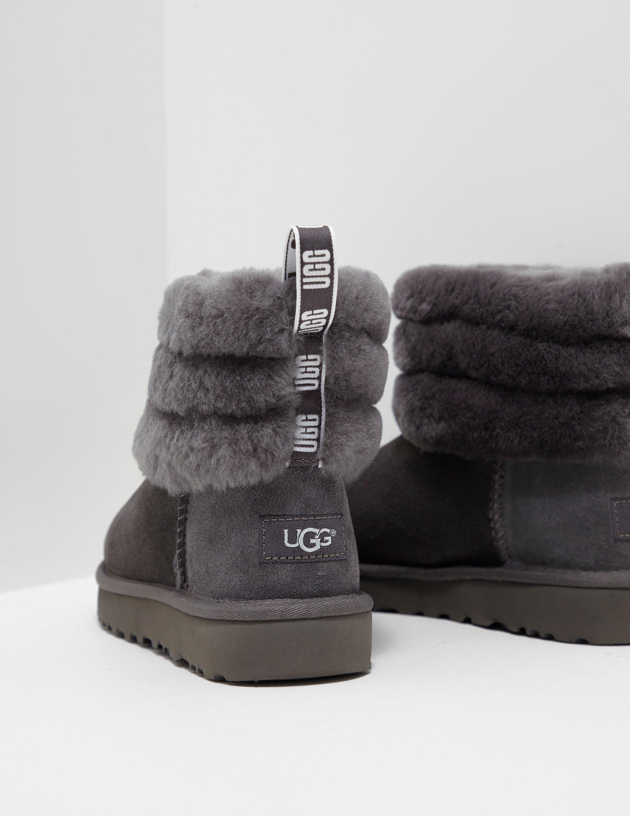 uggs fluff mini quilted boots