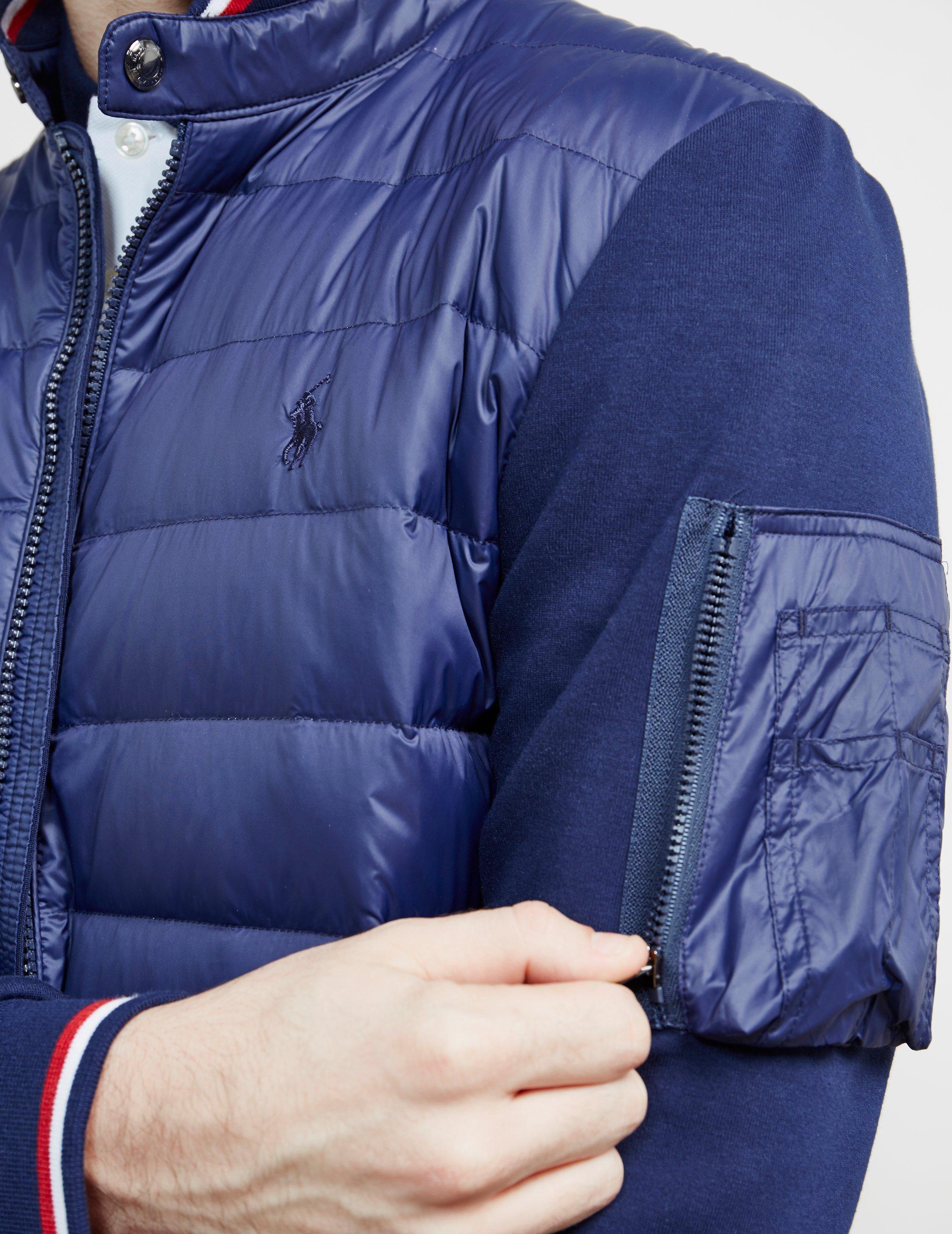 polo jacket navy blue