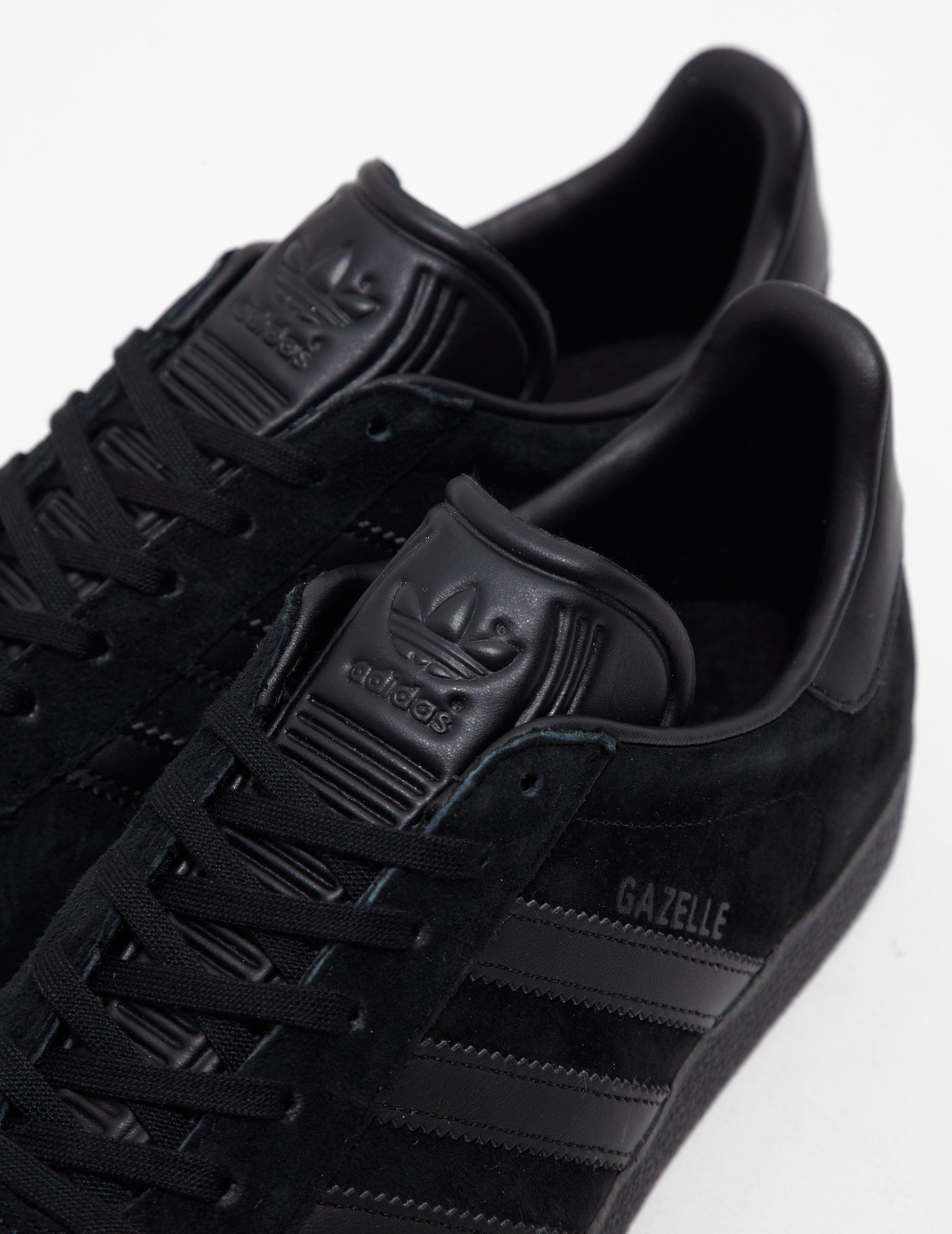 adidas Originals Suede Mens Gazelle Black/black for Men | Lyst