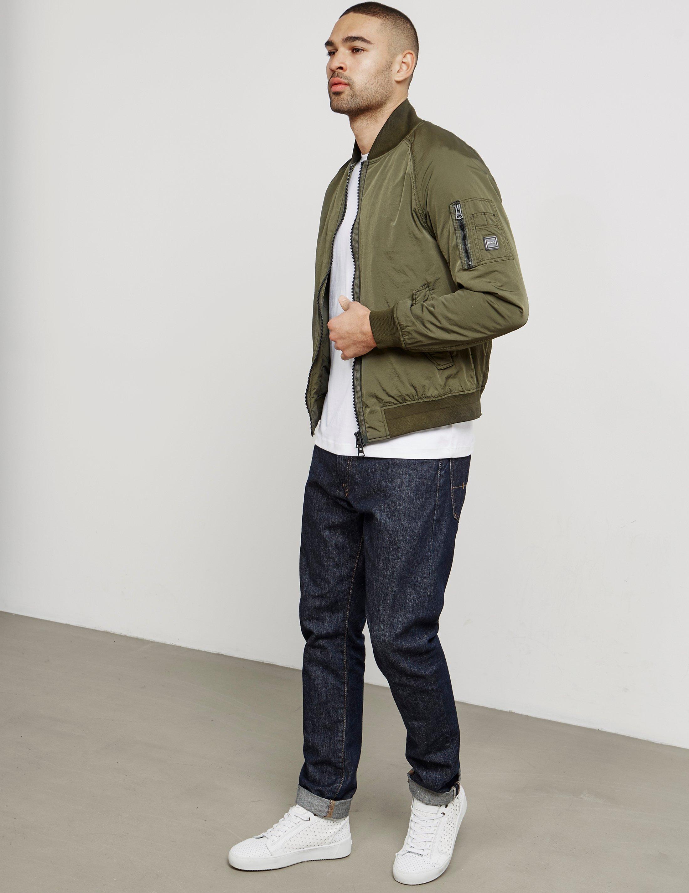 hugo boss khaki jacket
