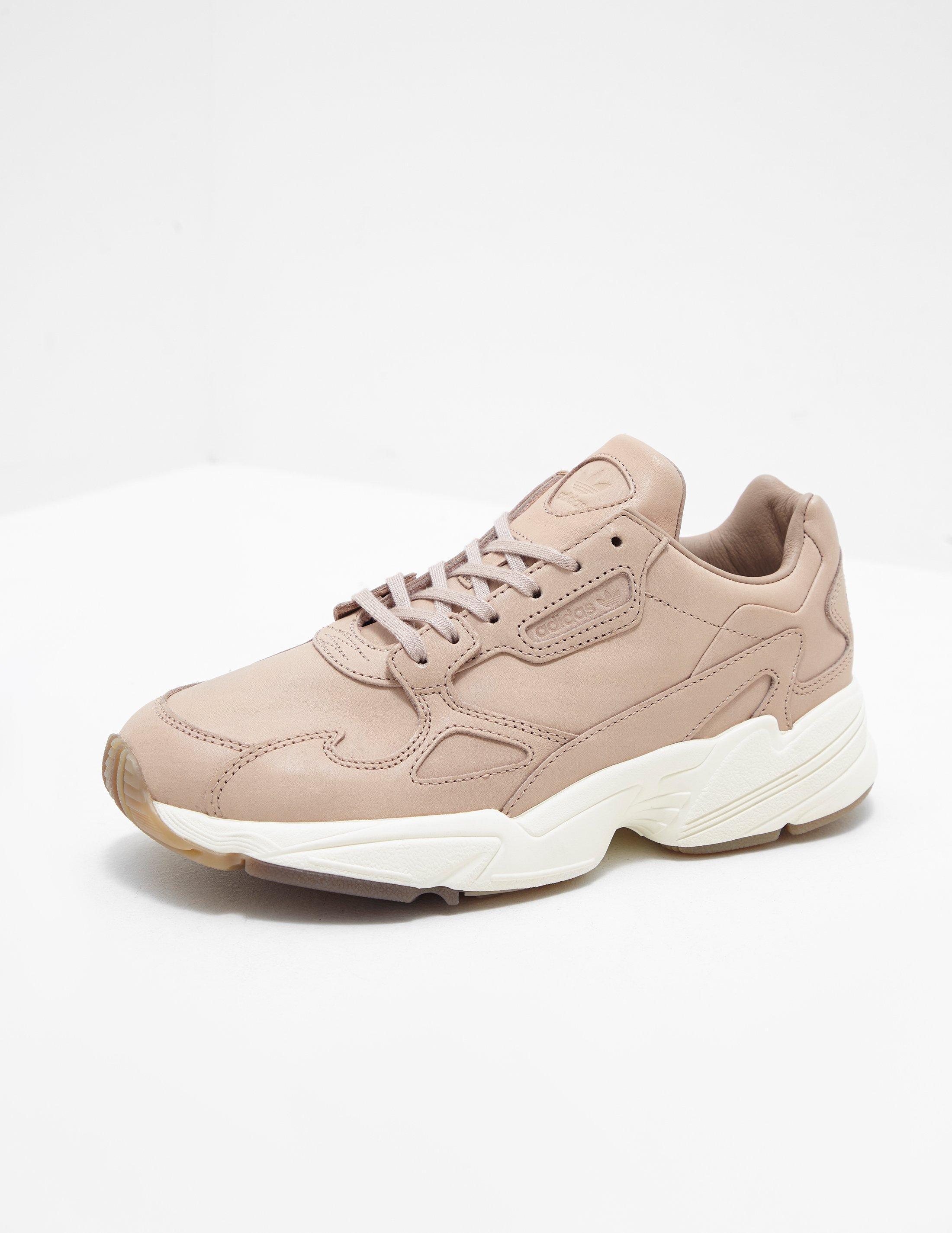 adidas originals premium falcon sneakers in beige