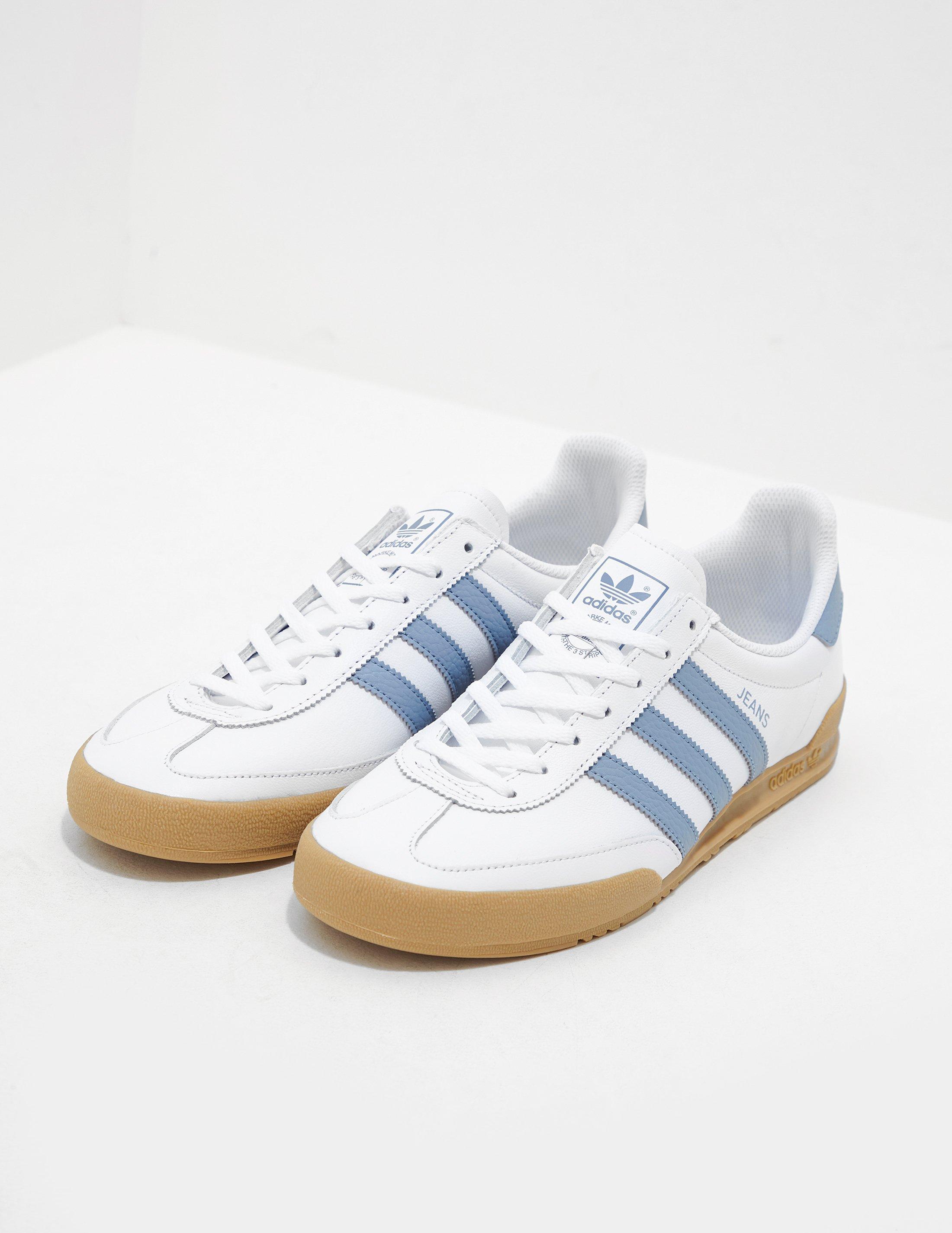 adidas Originals Denim Jeans Leather - Exclusively To Tessuti White for Men  - Lyst