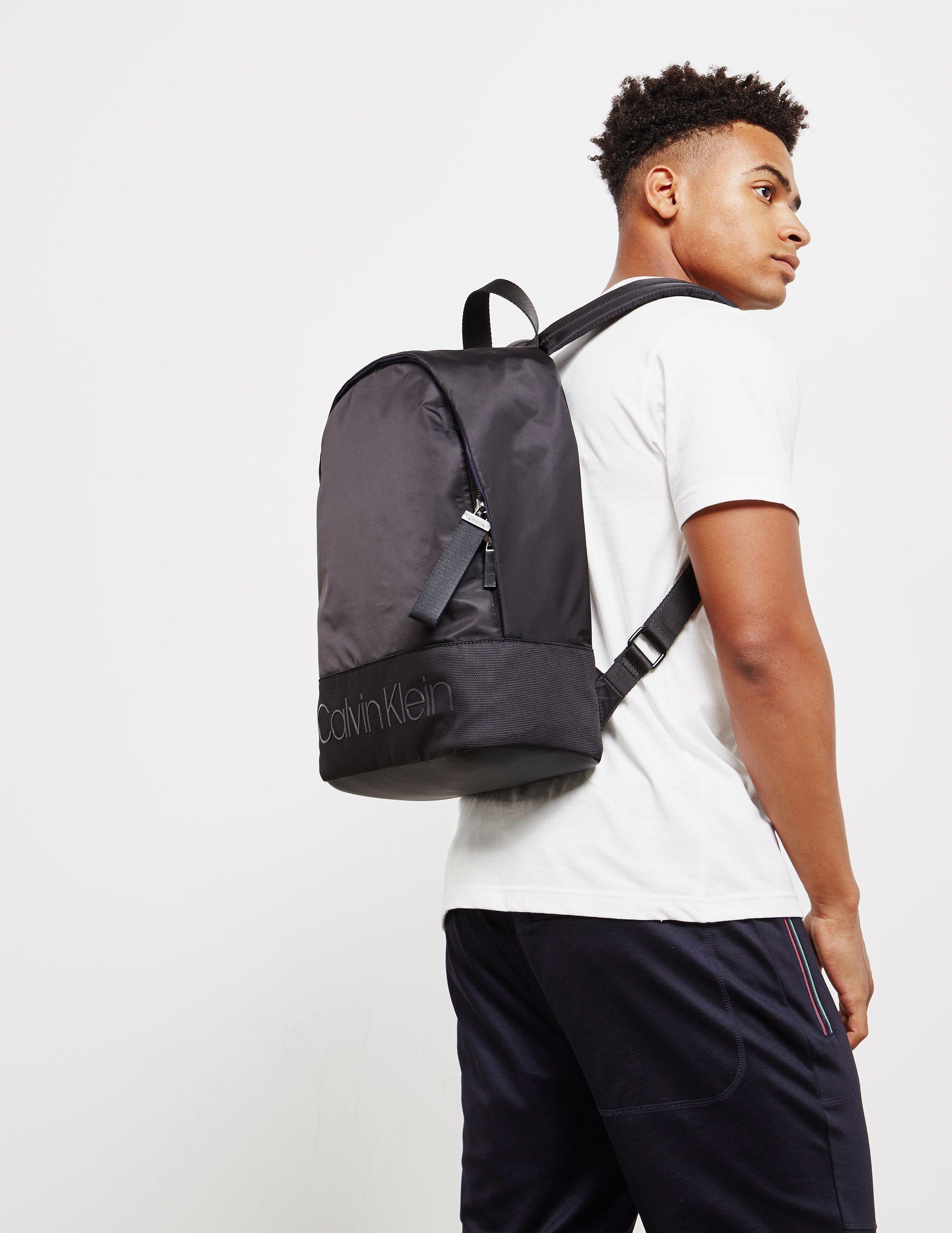 calvin klein shadow round backpack