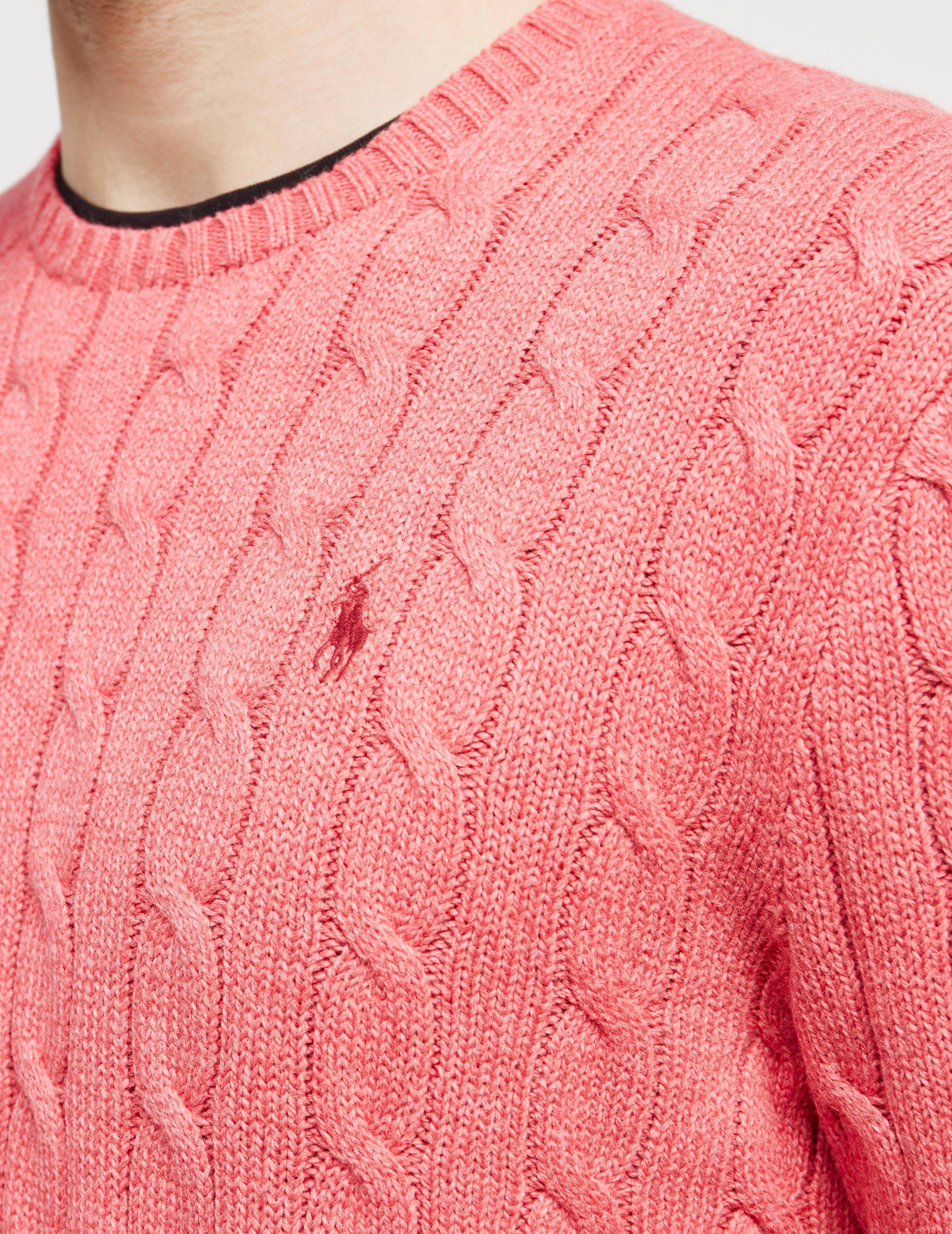 pink cable jumper