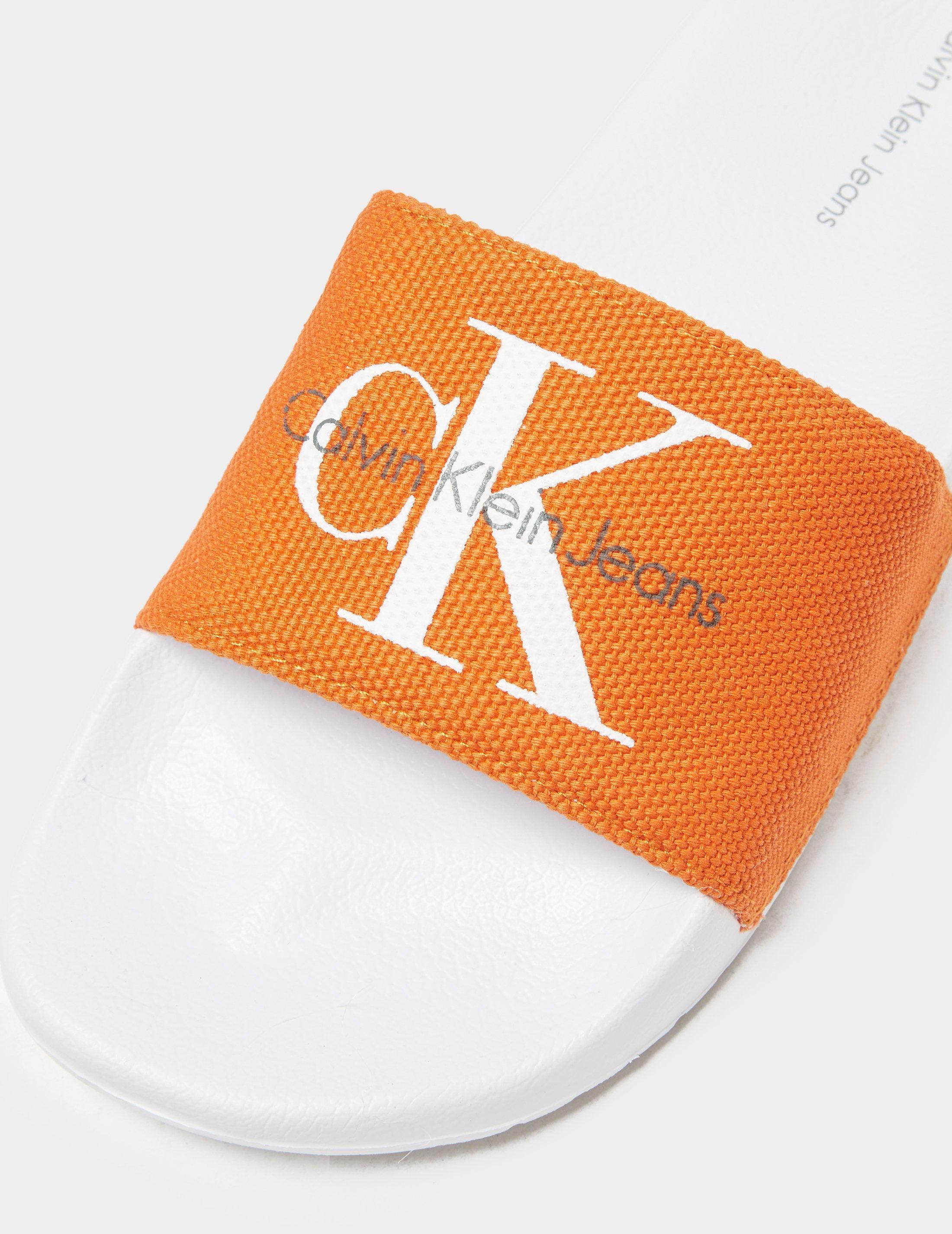 calvin klein chantal sliders black