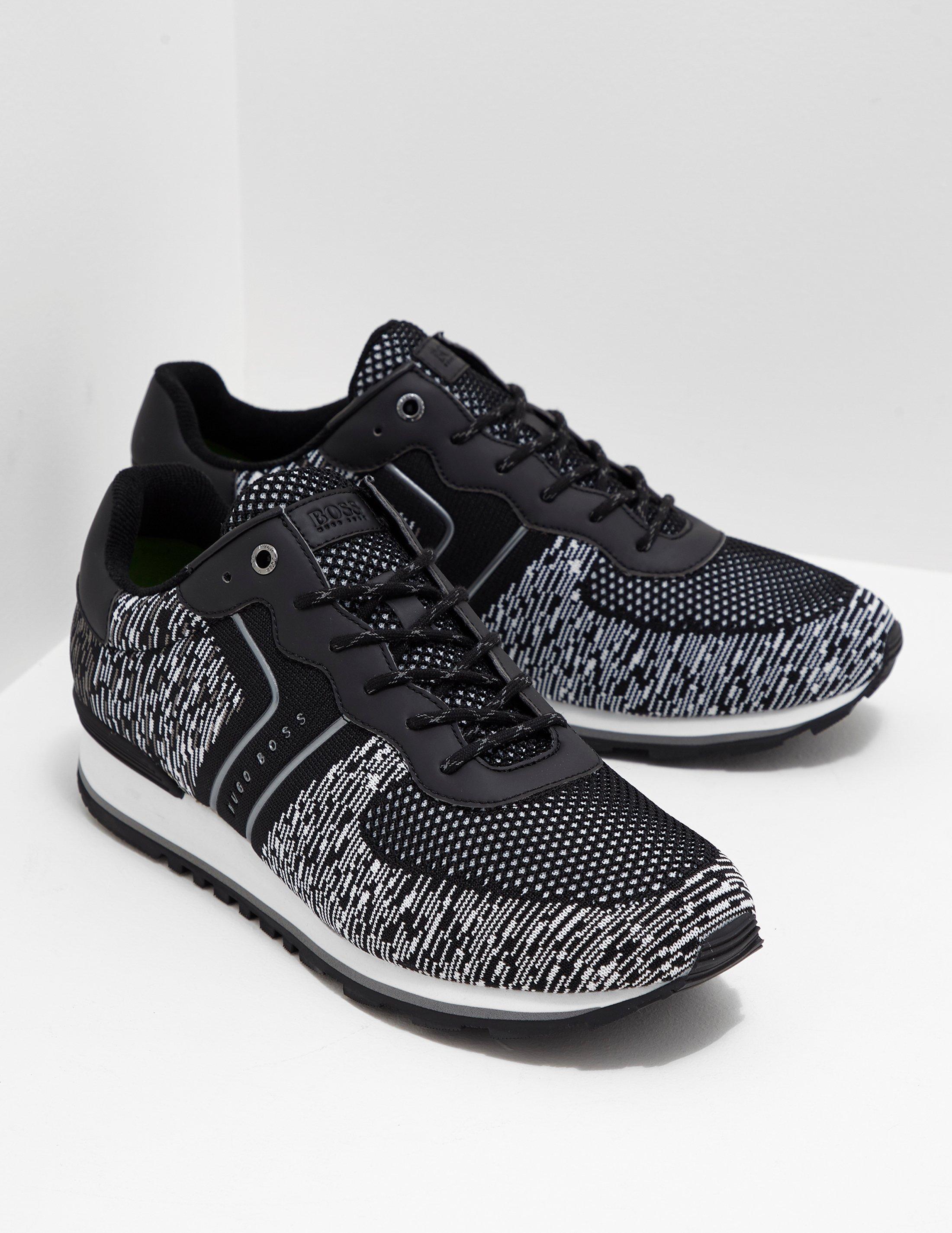 hugo boss parkour knit runner trainer
