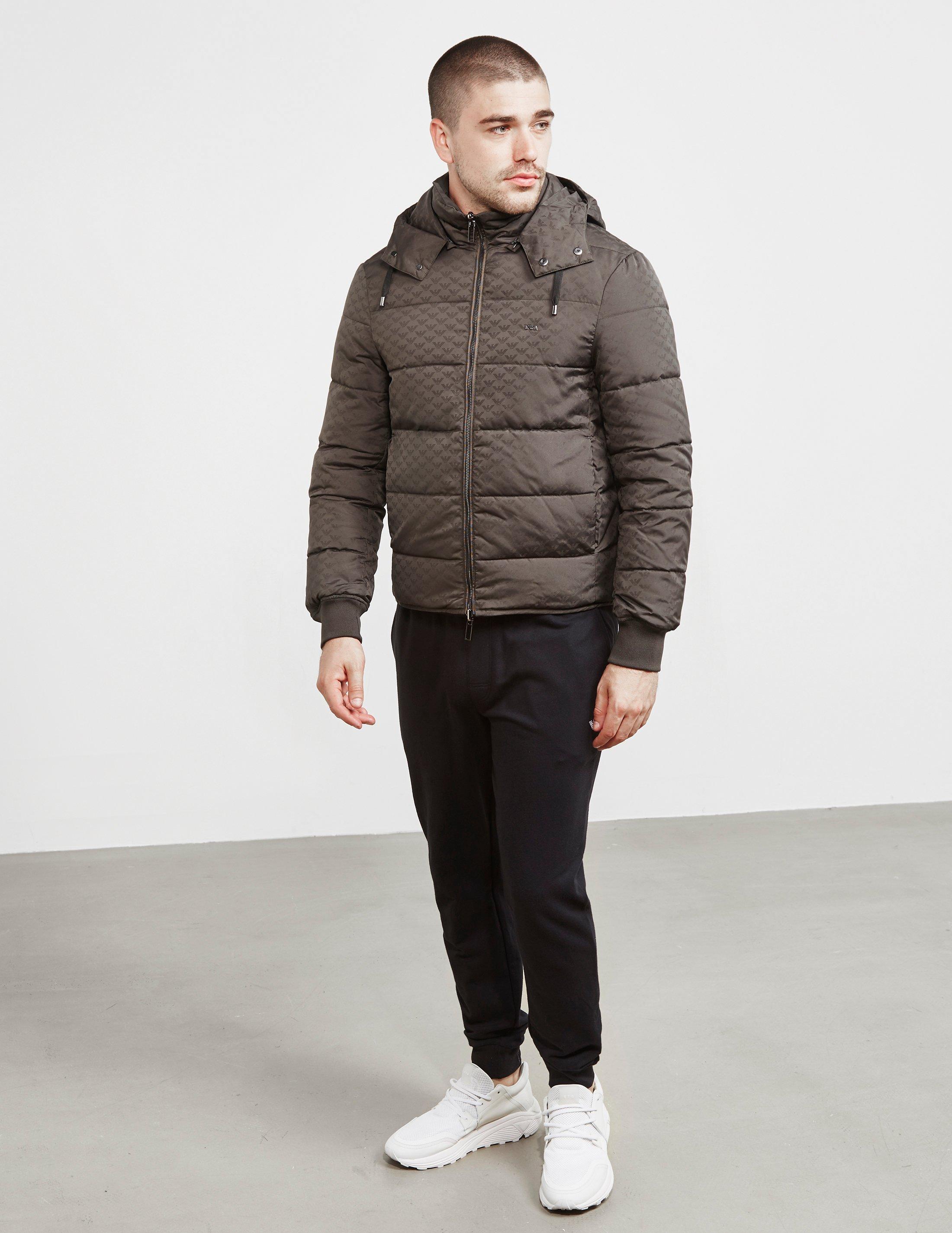 emporio armani eagle padded jacket